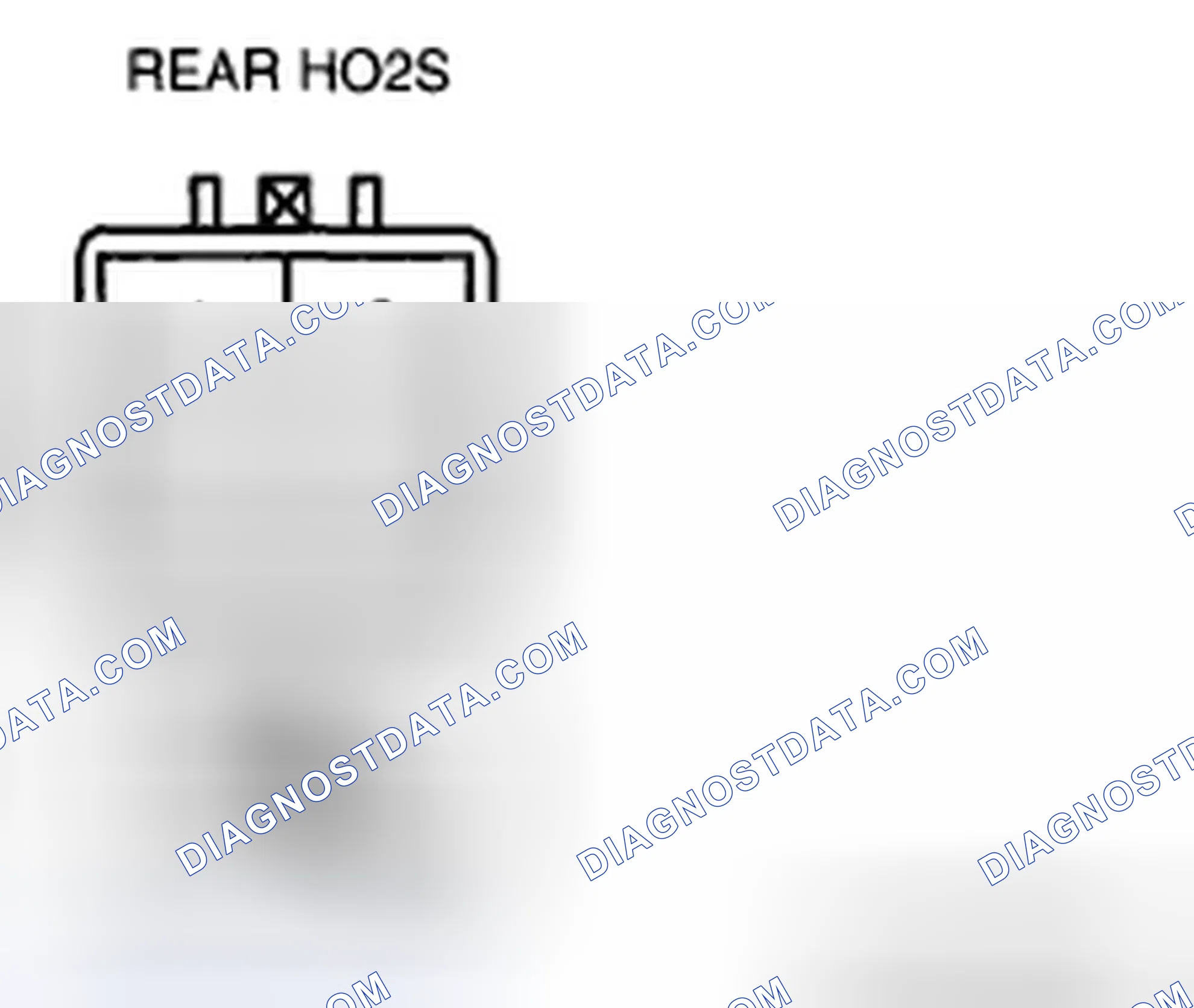 Scheme 71: Rear HO2S Heater Resistance Inspection