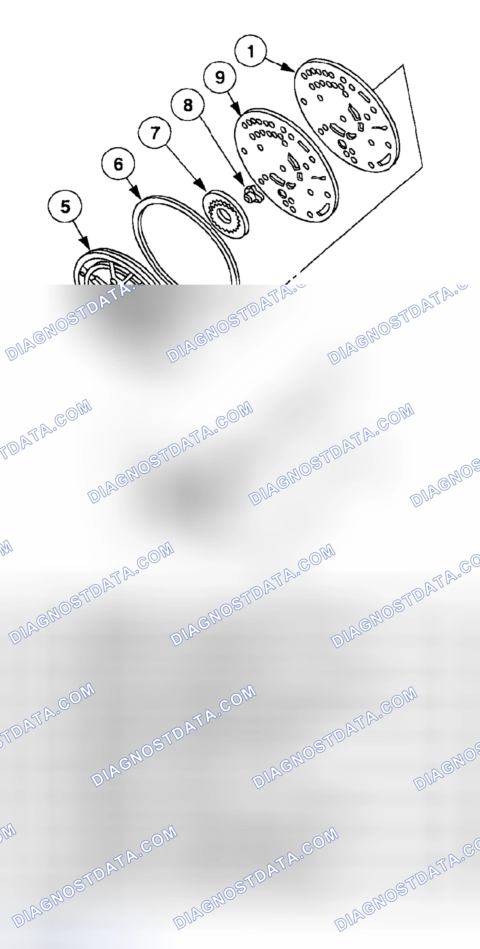 Scheme 887: FLUID PUMP ASSEMBLY COMPONENTS