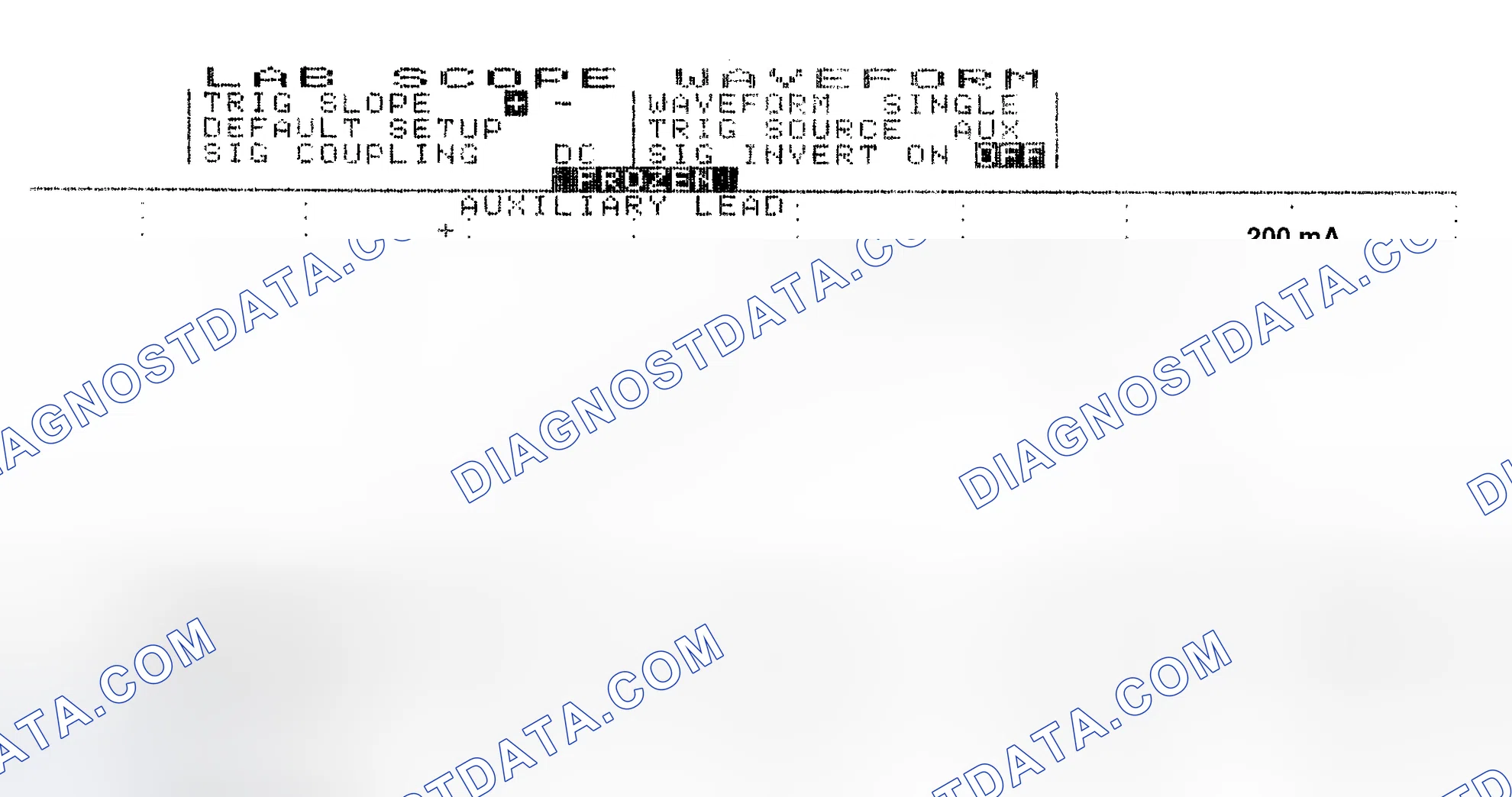 Scheme 13: Single Injector w/Normal Current Flow - Current Pattern