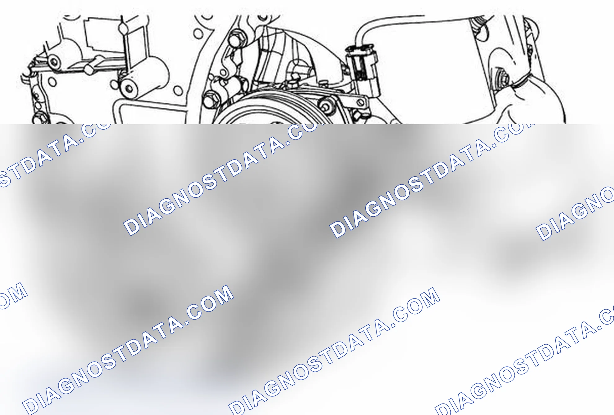 Scheme 43: Drive Belt Tensioner Replacement