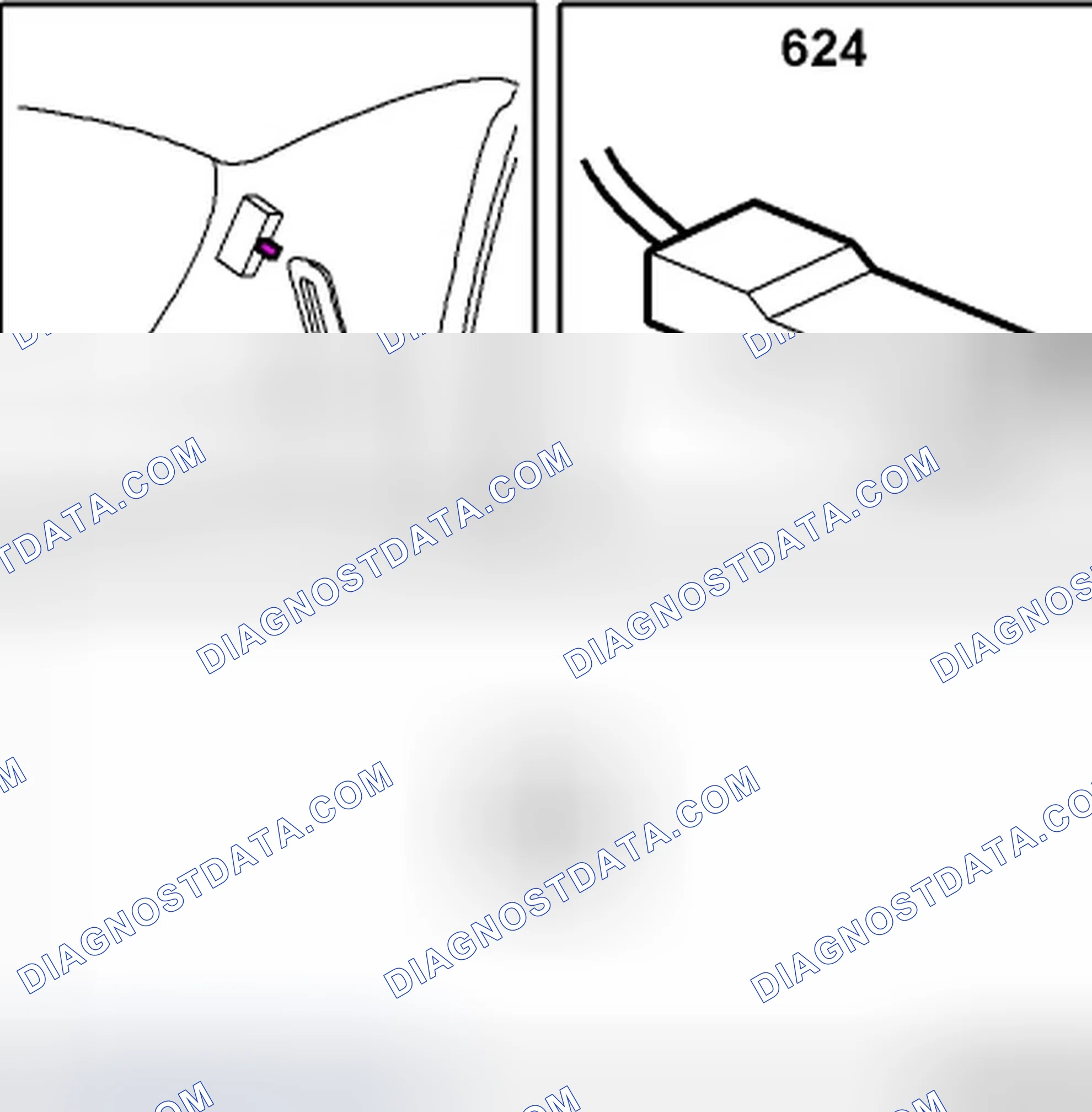 Scheme 166: Antenna amplifier, radio, LH (624RL)