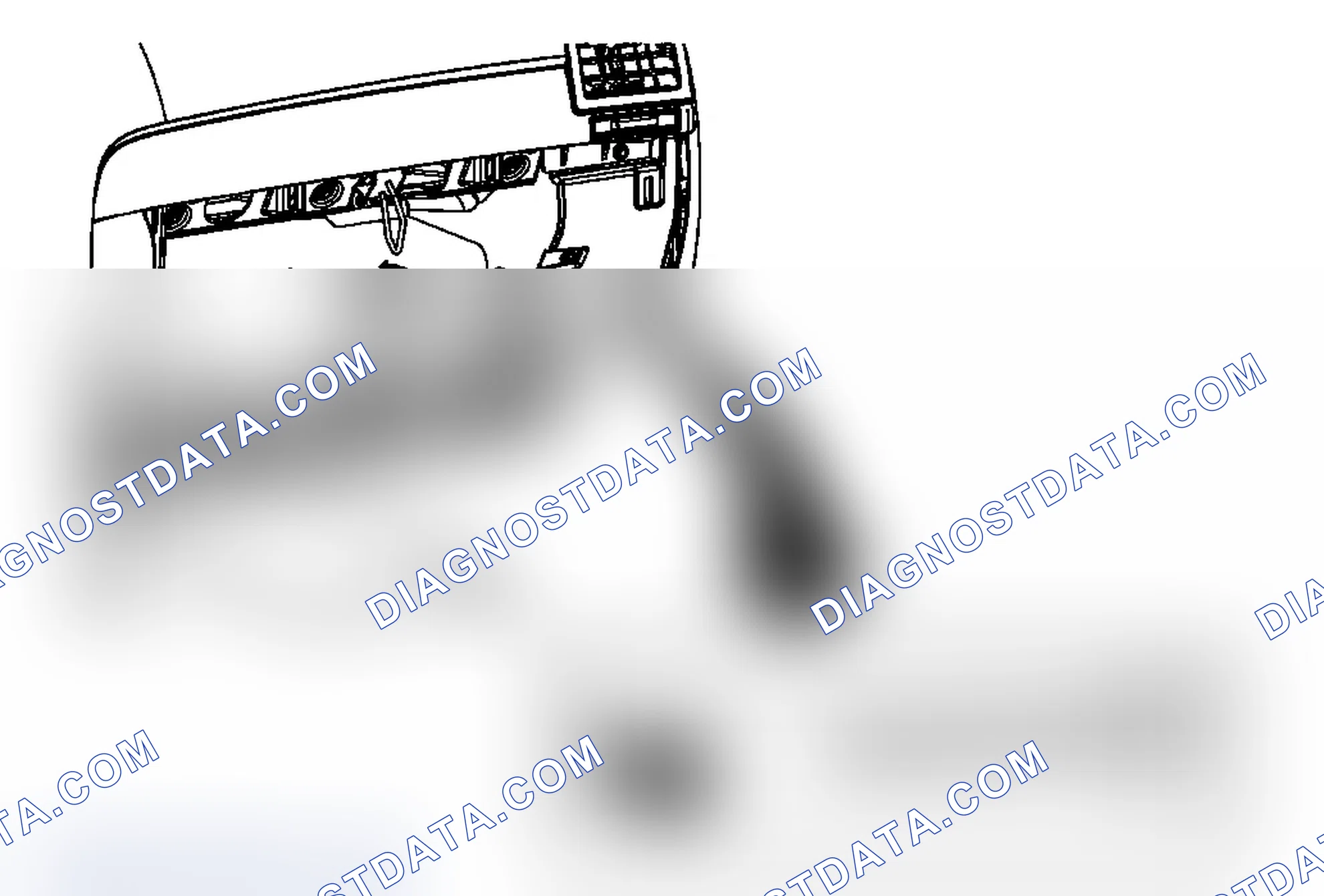 Scheme 140: Instrument Panel Compartment Door Dampener Replacement (Acadia)