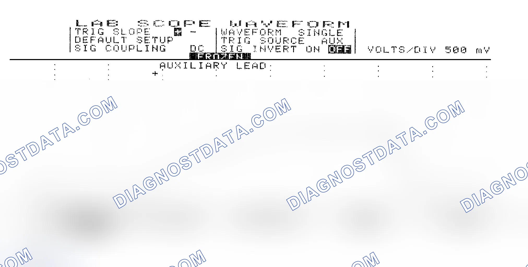 Scheme 14: Single Injector w/Excessive Current Flow - Current Pattern