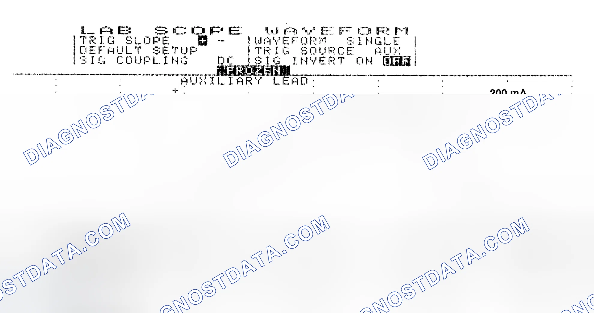 Scheme 13: Single Injector w/Normal Current Flow - Current Pattern