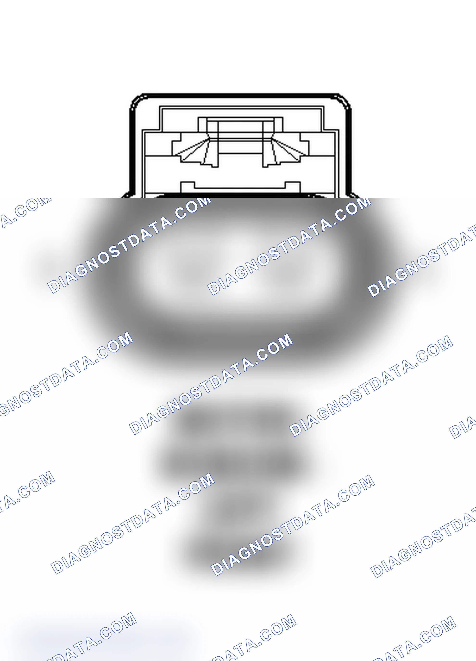 Scheme 43: Left Front Window Motor Connector End View