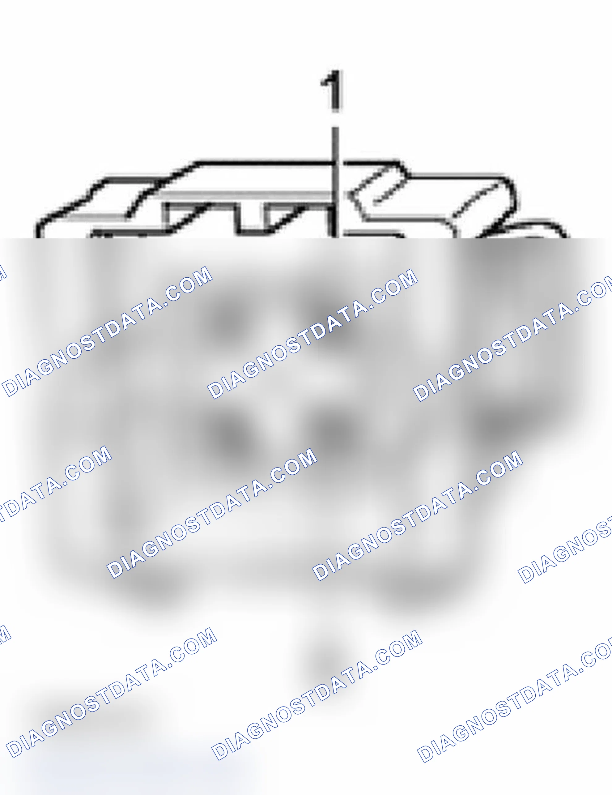 Scheme 57: Identifying ECT Sensor Harness Connector Terminals (Square Connector)