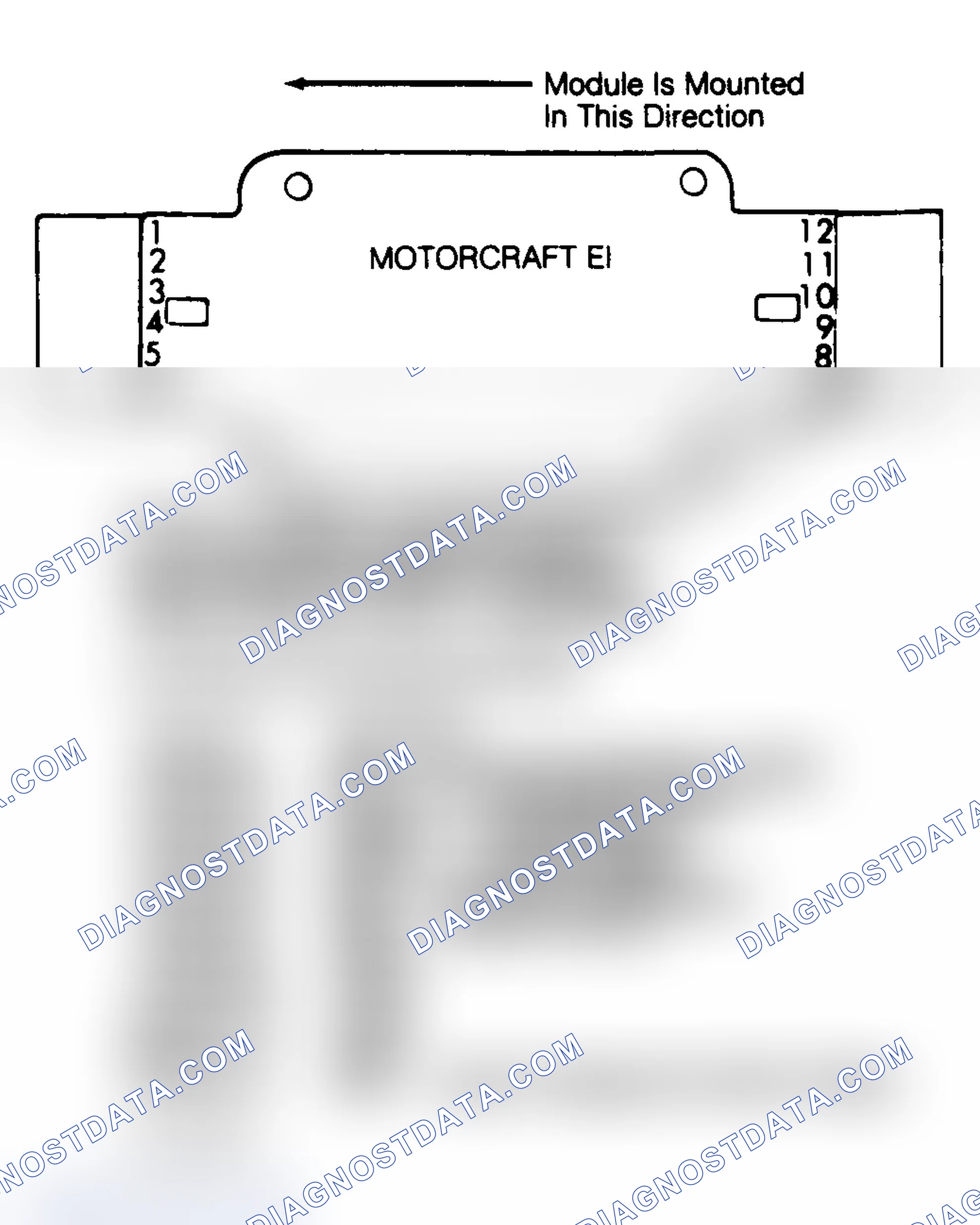 Scheme 100: TEST 11, RIGHT COIL PACK FAULT, ISOLATE DIS MODULE
