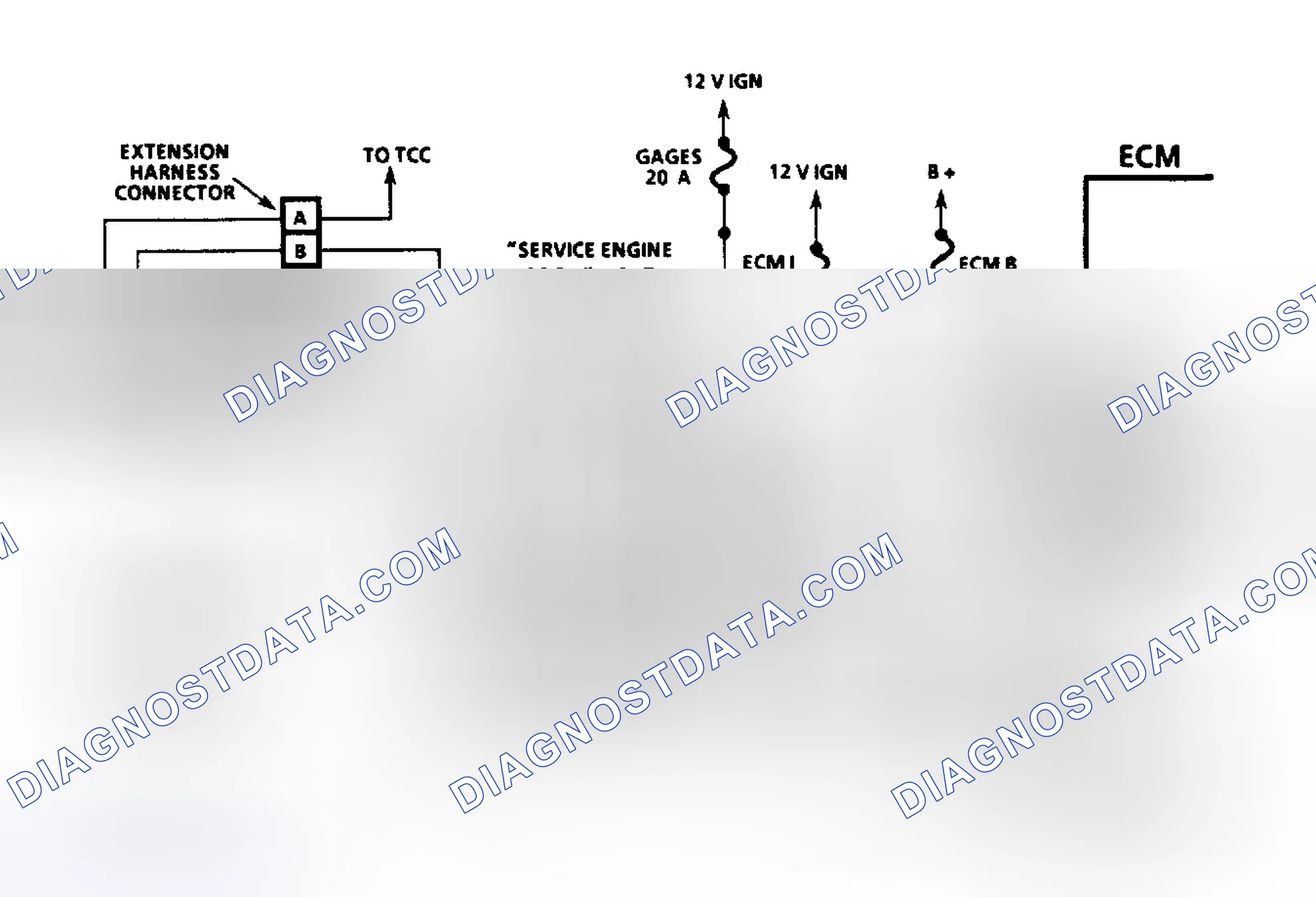 Scheme 6: Diesel Fuel Injection Diagnostic Circuit Schematic (Commercial Van & Van)