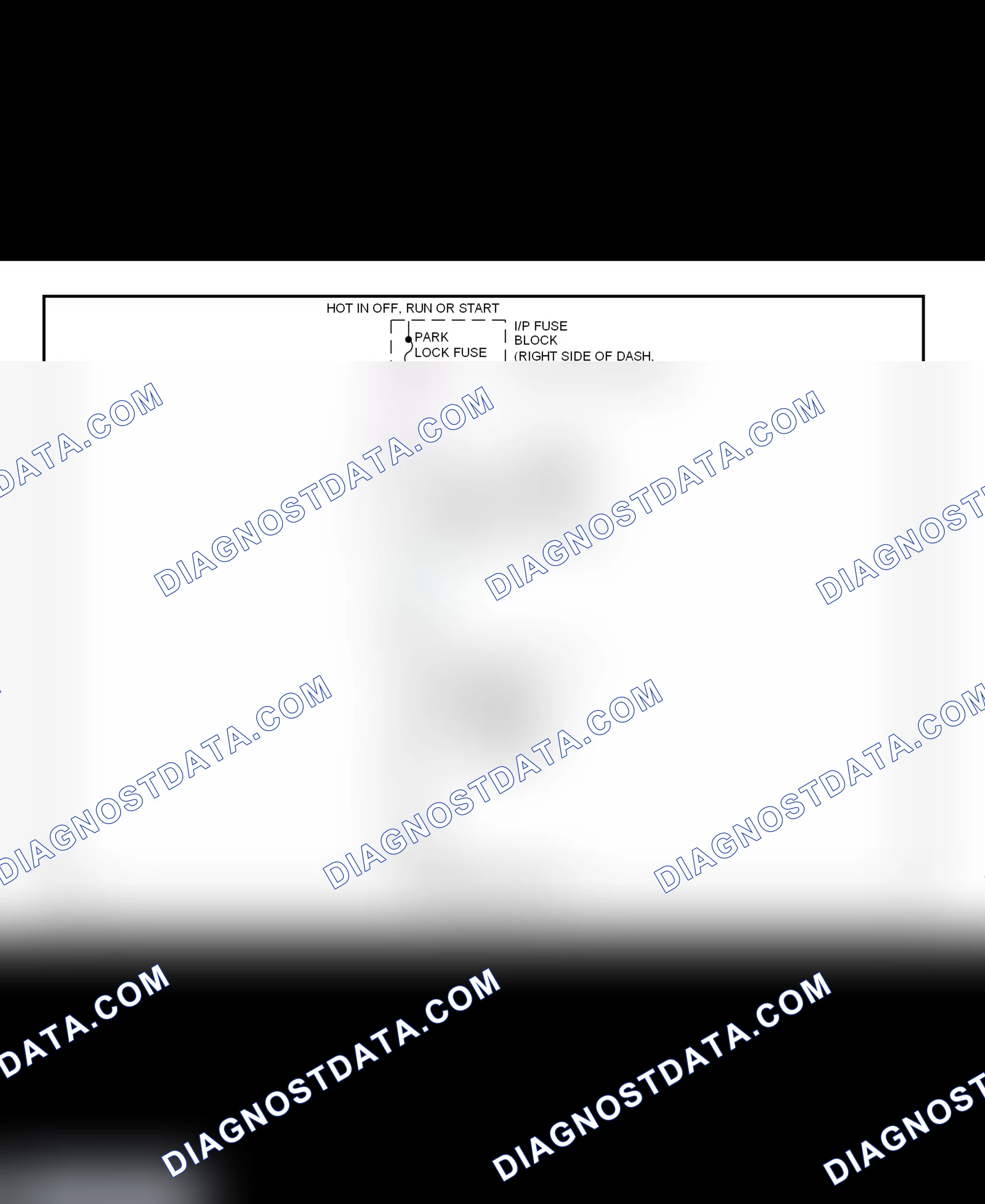 Scheme 112: Park Lock System Wiring Diagram (Regal)