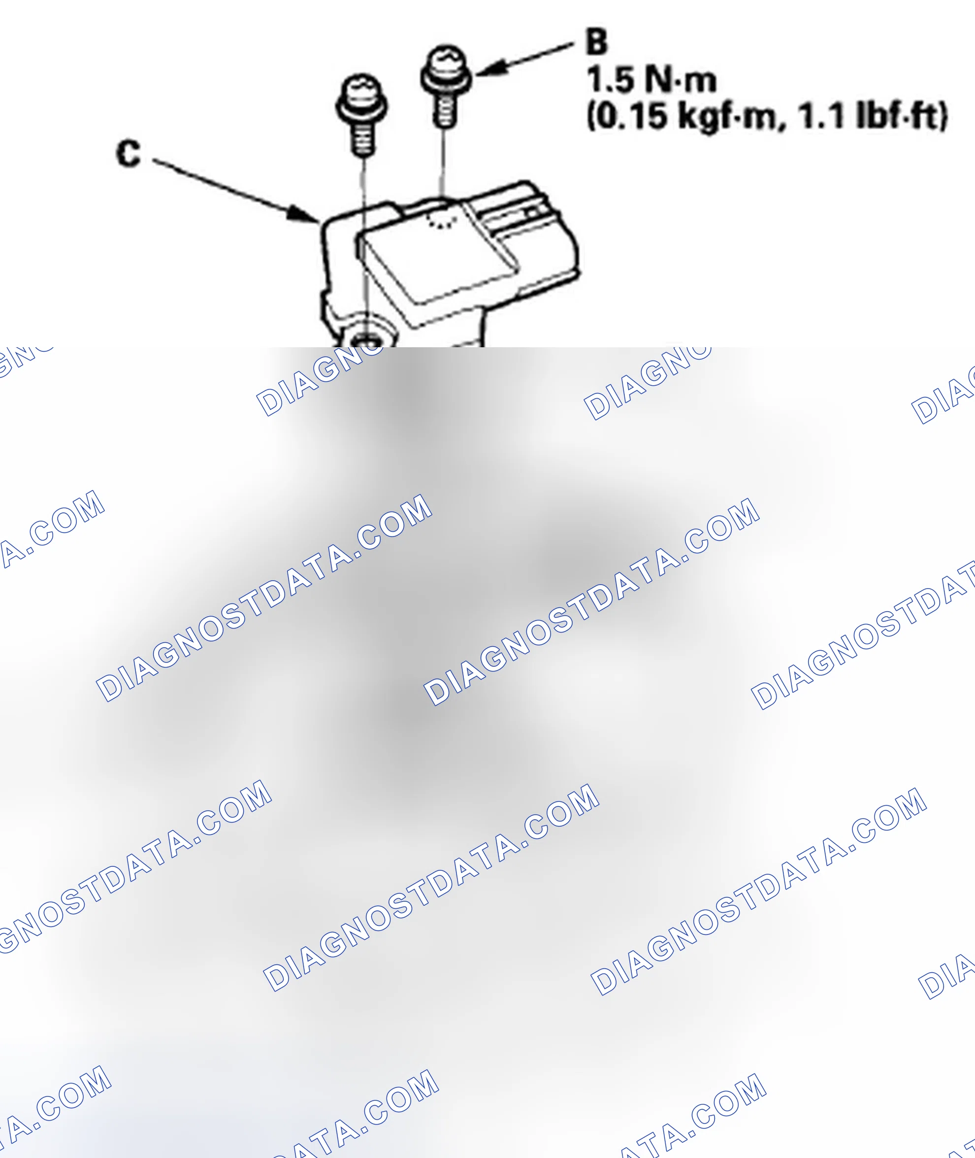 Scheme 882: MAF Sensor/IAT Sensor Replacement