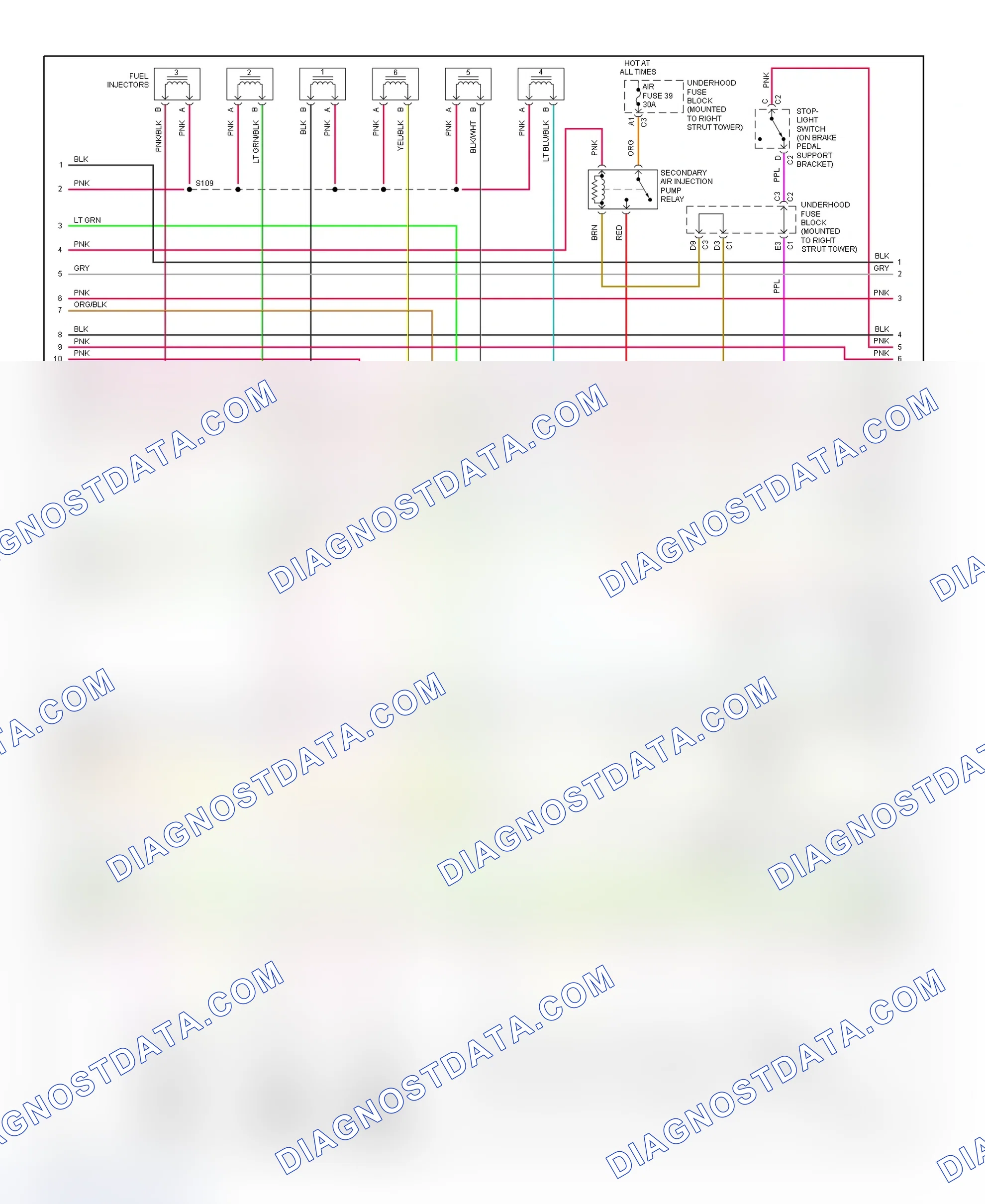 Scheme 160: PCM Wiring Diagram (Grand Prix - 3.1L - 2 Of 4)