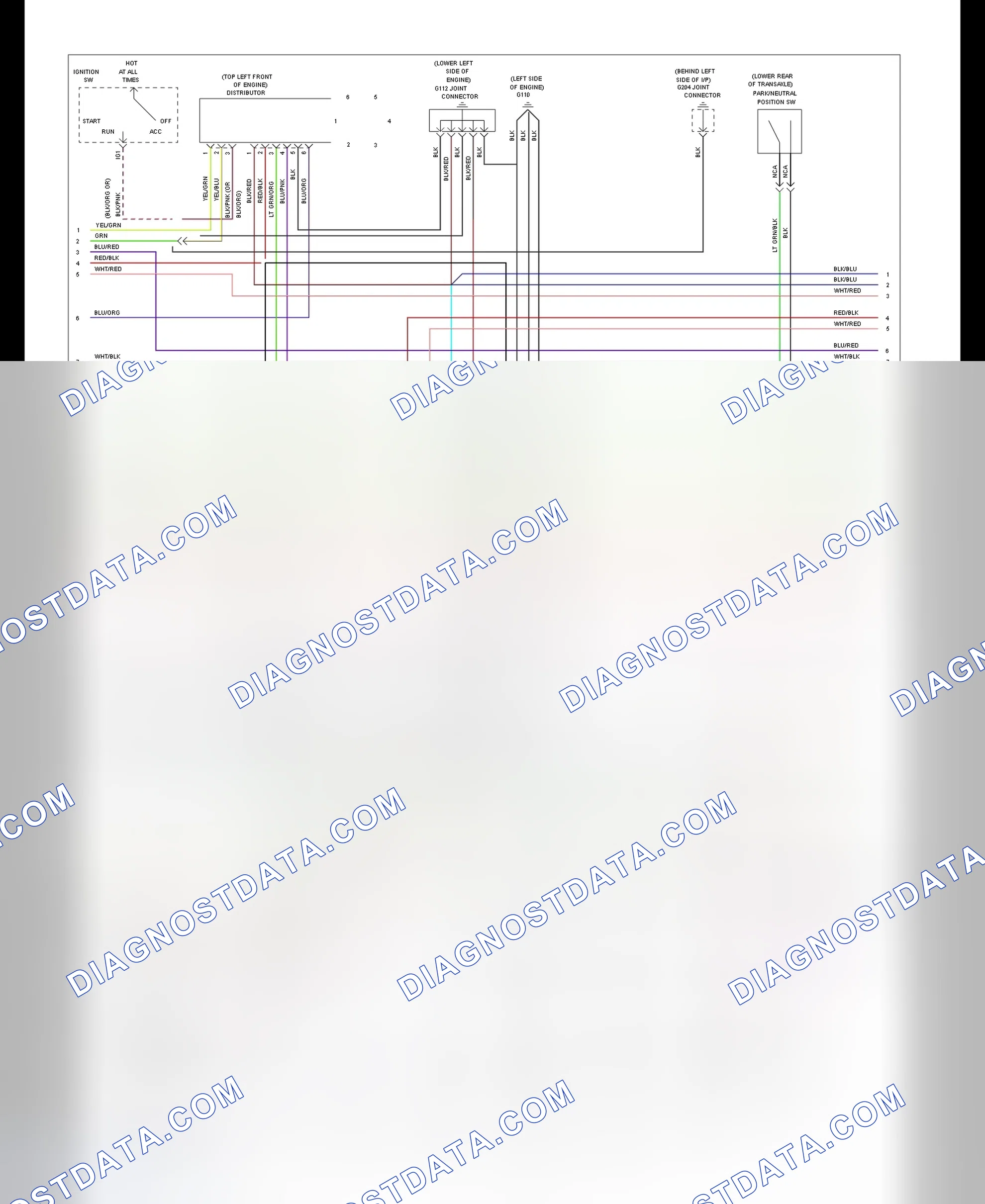 Scheme 181: EEC Wiring Diagram (Probe 2.5L - 2 Of 3)