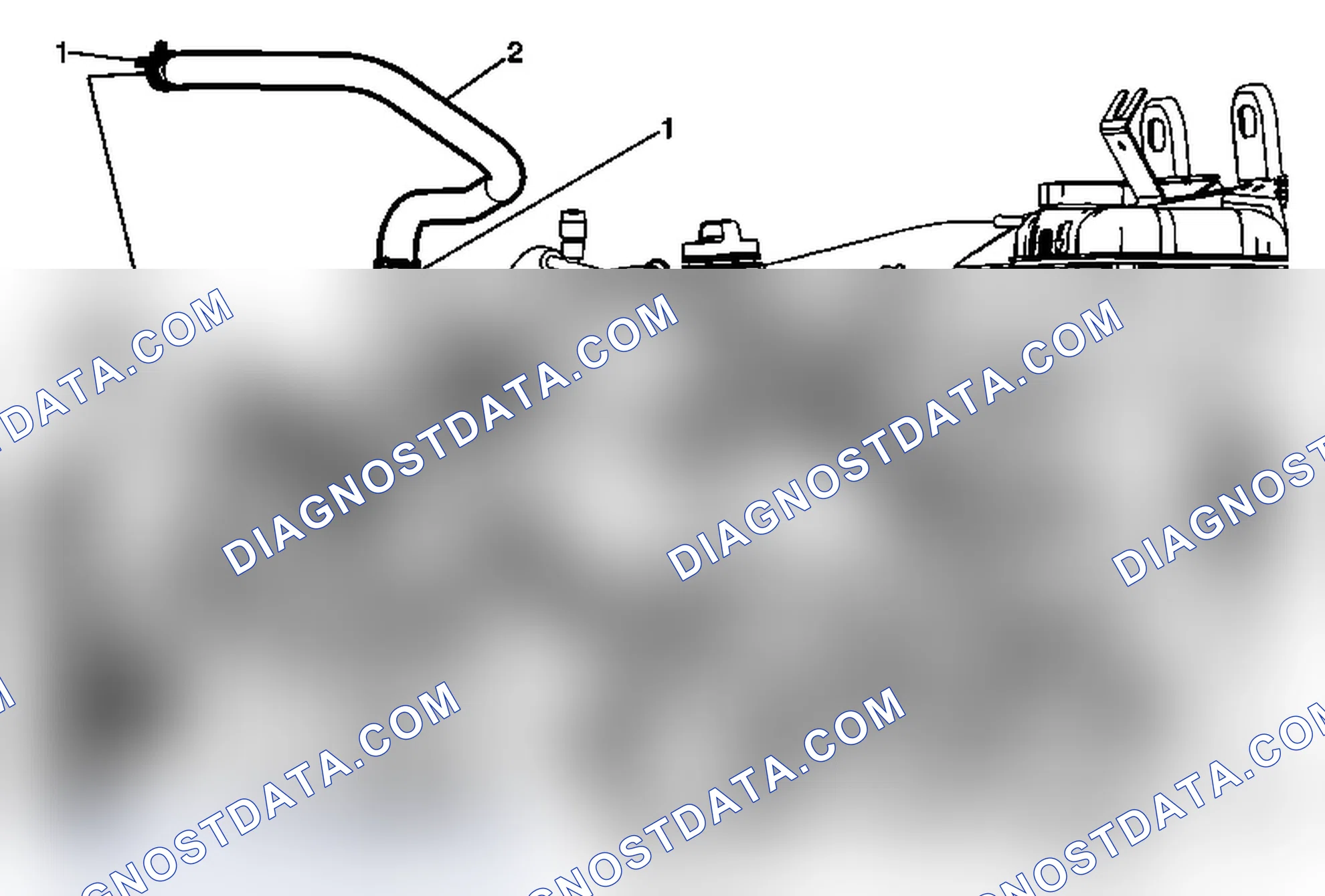 Scheme 224: Auxiliary Radiator Inlet Hose Replacement
