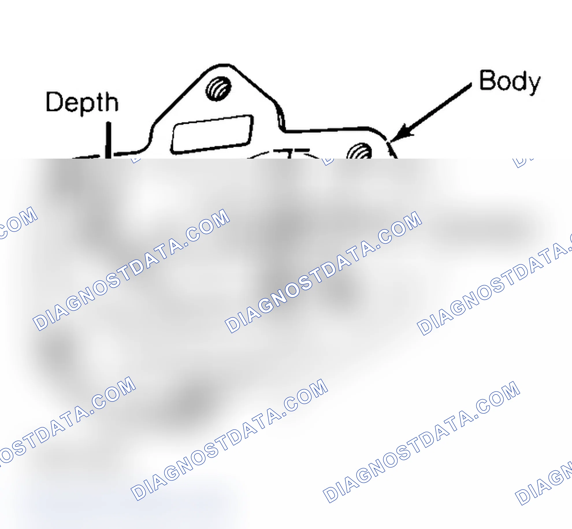 Scheme 35: Measuring Oil Pump Gear Cavity