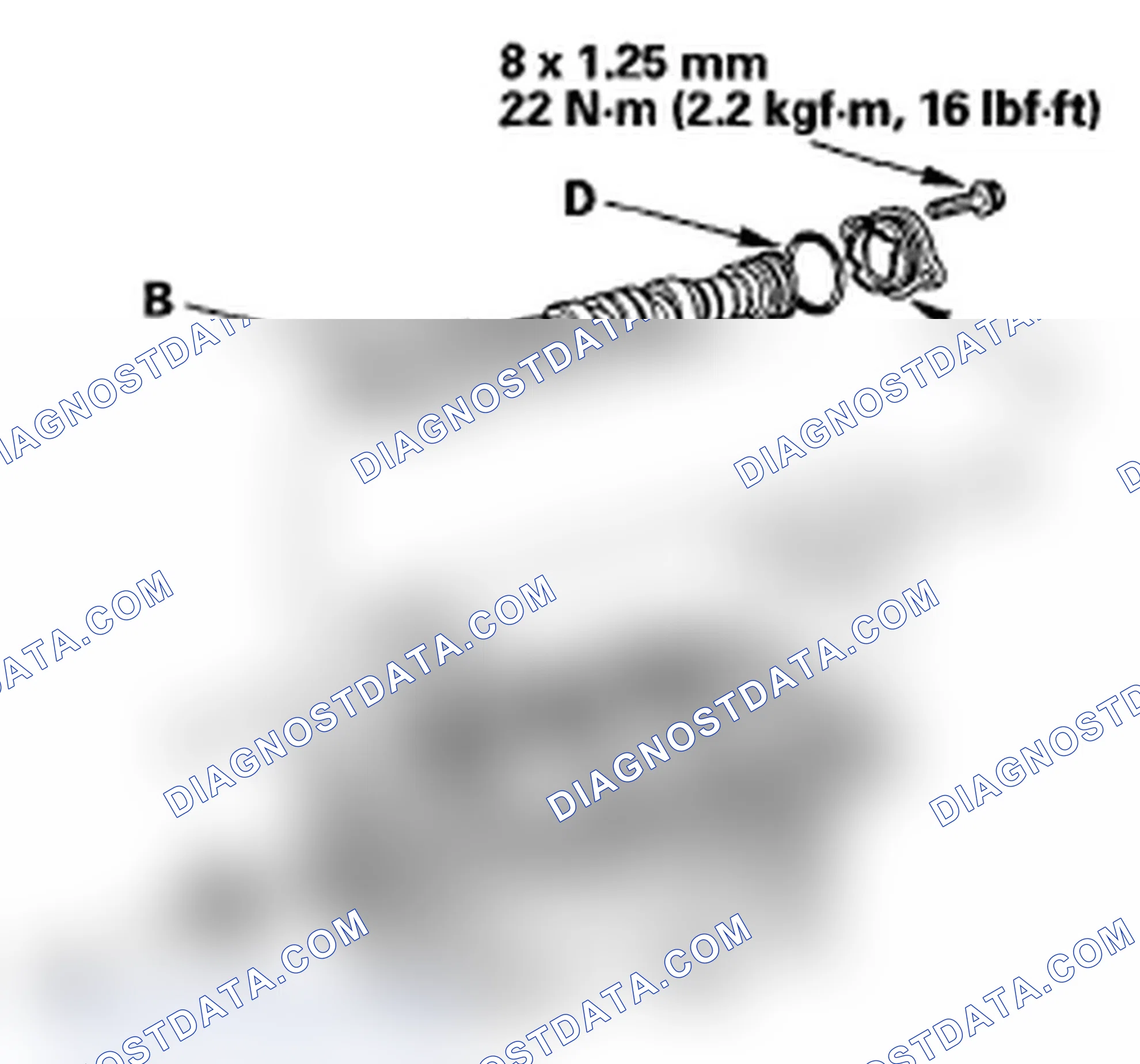 Scheme 152: Camshaft, Rocker Arm Assembly, Camshaft Seal, and Pulley Installation