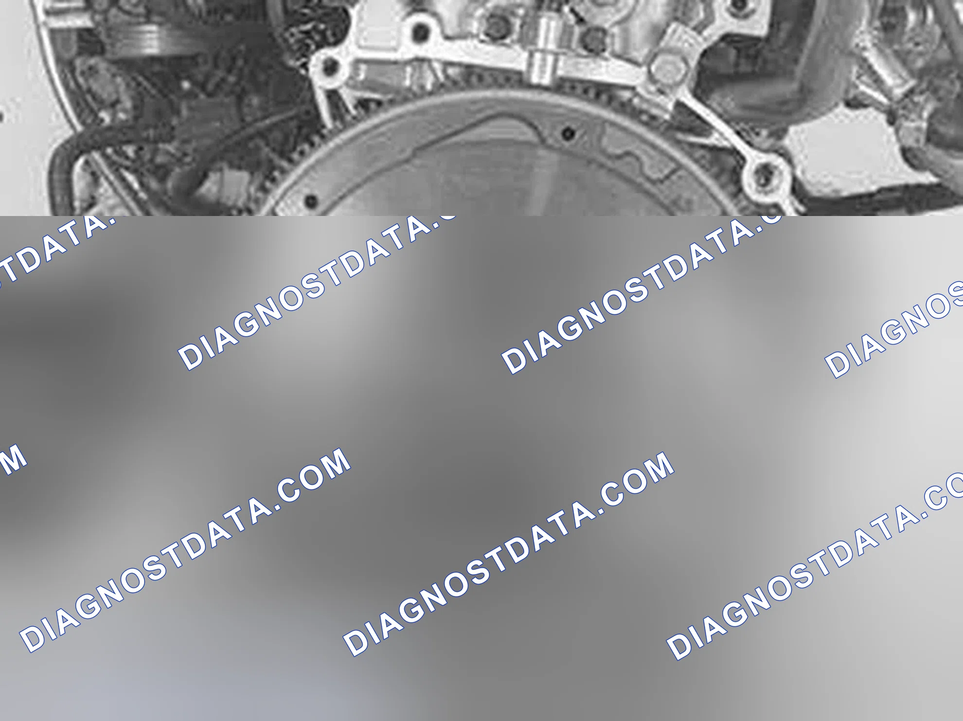 Scheme 449: Removing the flywheel and carrier plate