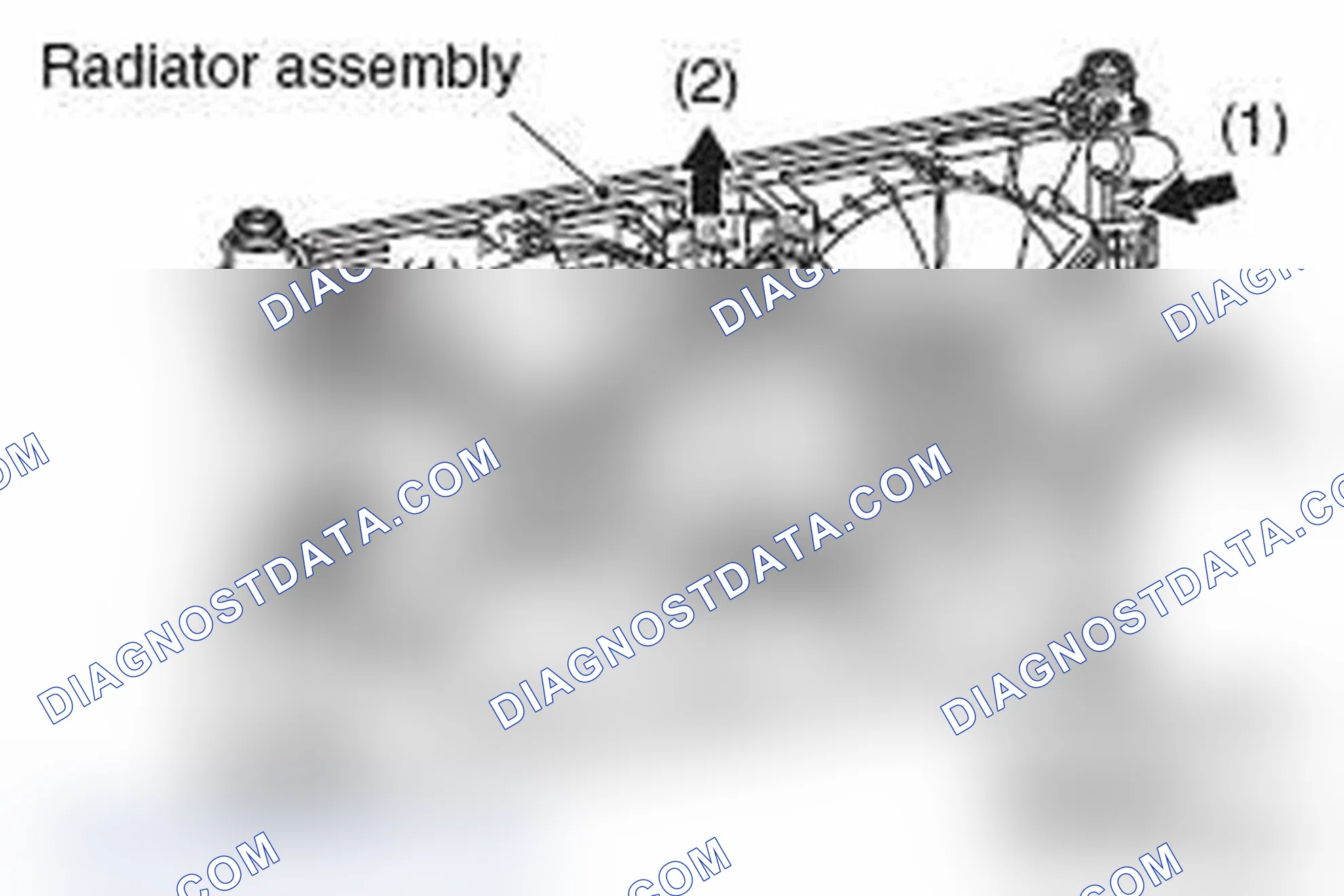 Scheme 56: << B >> FAN, FAN MOTOR AND COOLING FAN SHROUD ASSEMBLY REMOVAL