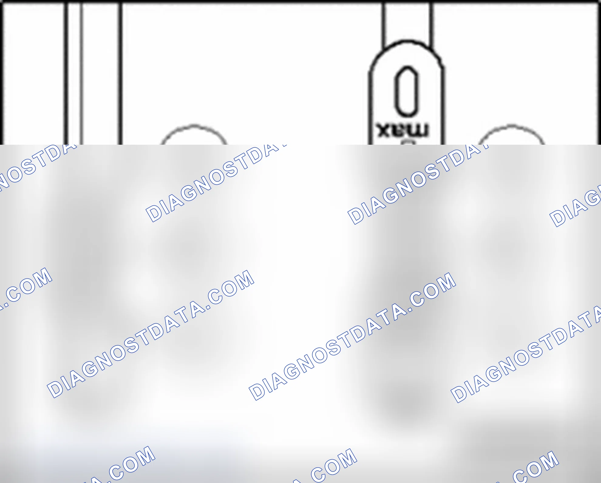 Scheme 604: Range of markings on dipstick