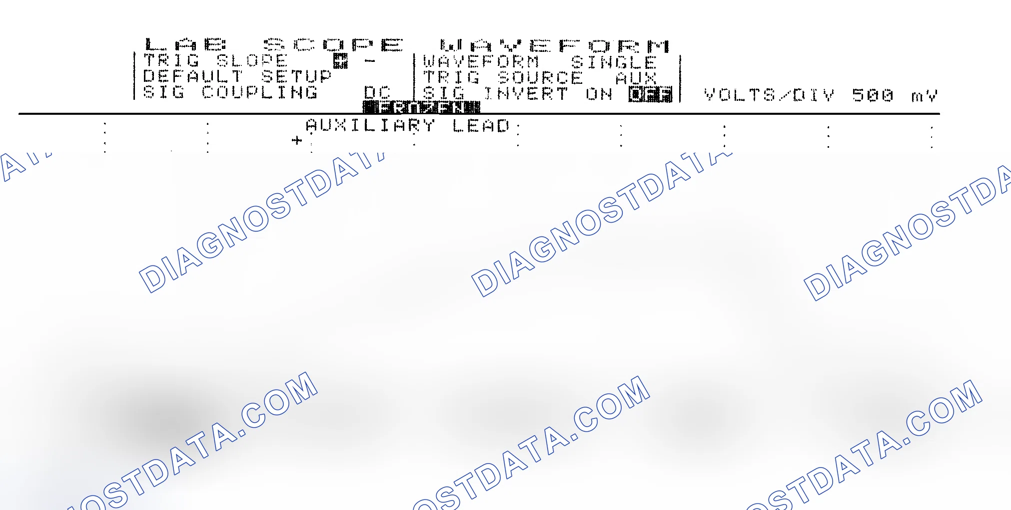 Scheme 14: Single Injector w/Excessive Current Flow - Current Pattern