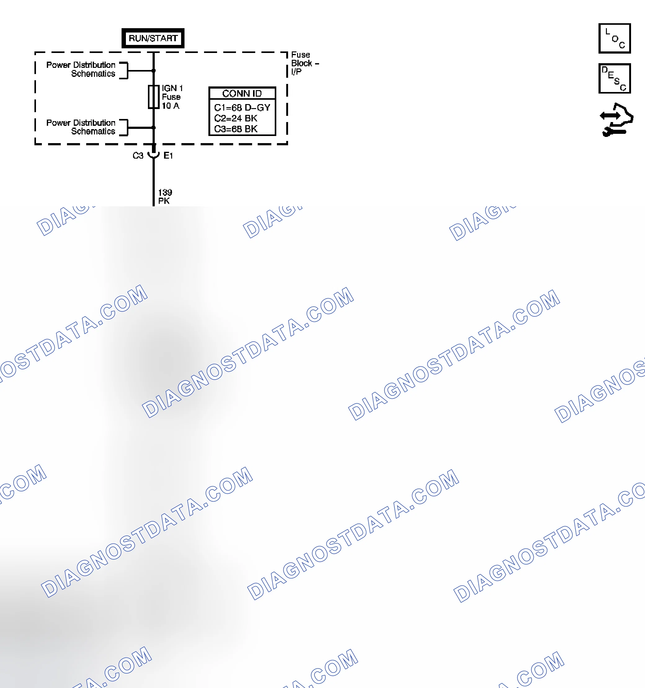 Scheme 127: Shift Lock Control Schematics