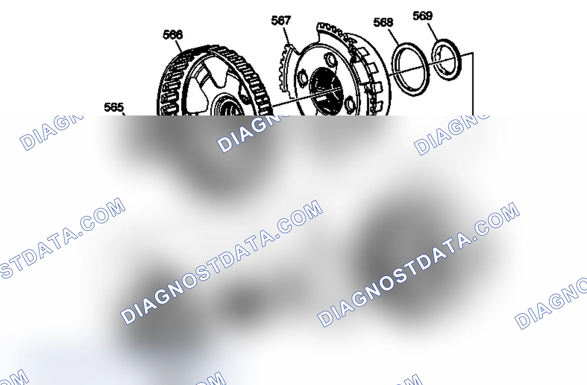 Scheme 240: Input, Output and Reaction Gearsets- 6T45/6T50