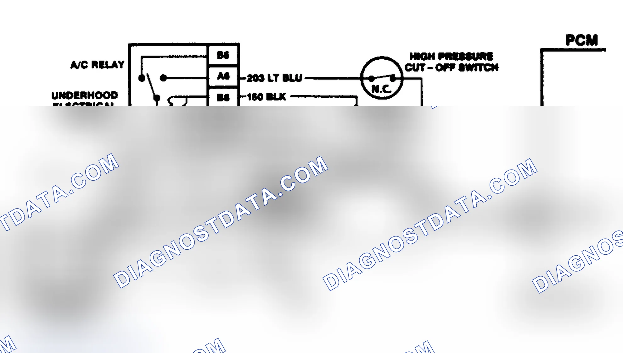 Scheme 242: A/C Clutch Circuit Schematic - 7.4L VIN H ("C" & "K" Series) A/C Request Signal Circuit Diagnosis