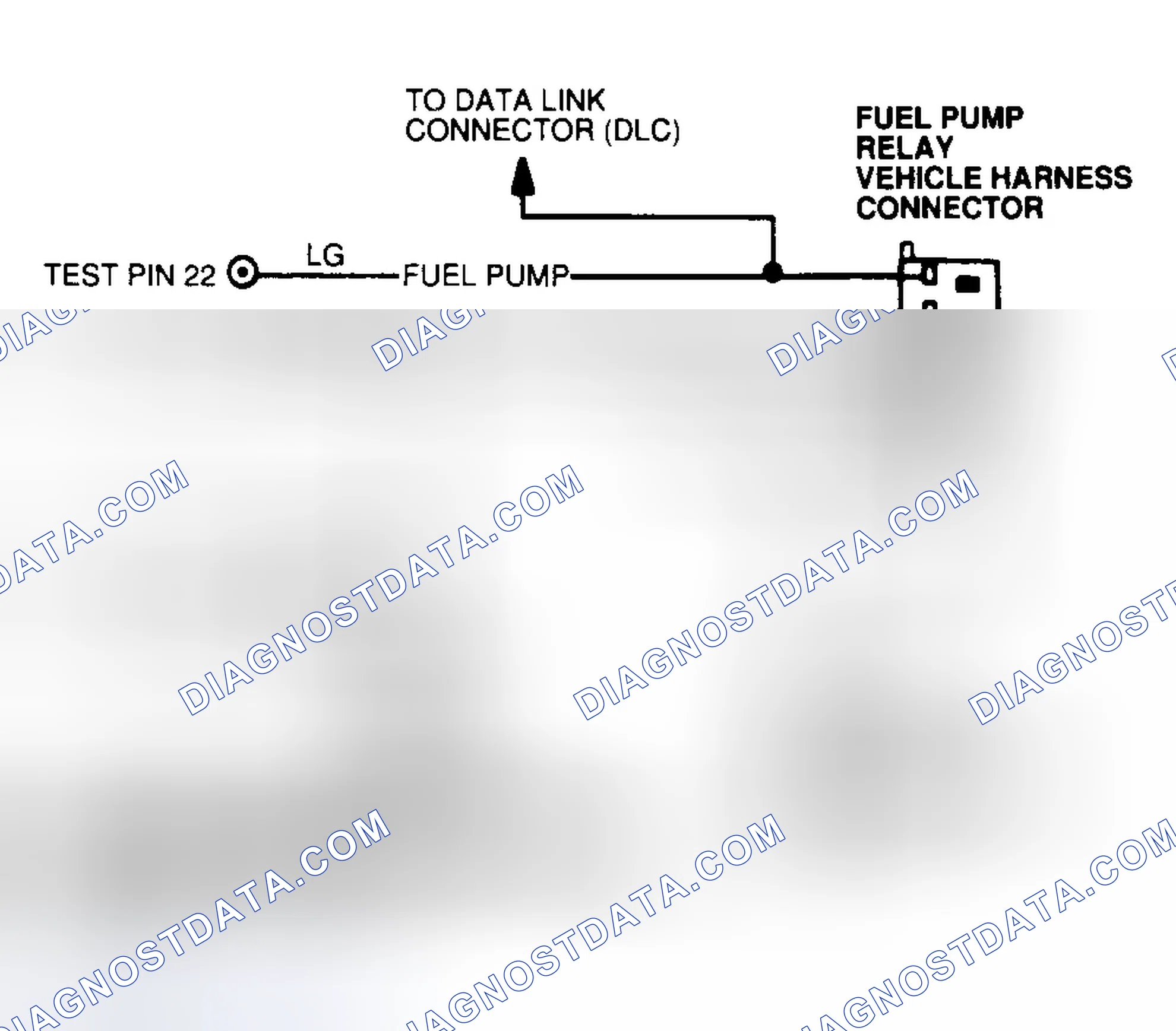 Scheme 85: Fuel Pump Monitor Circuit Diagram (Escort & Tracer)