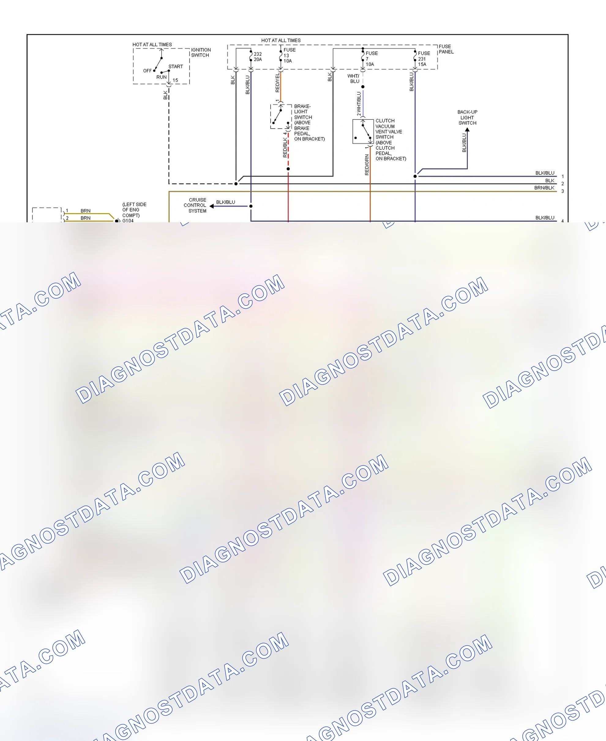 Scheme 4: Wiring Diagram (A4 2.8L - 1 Of 3)