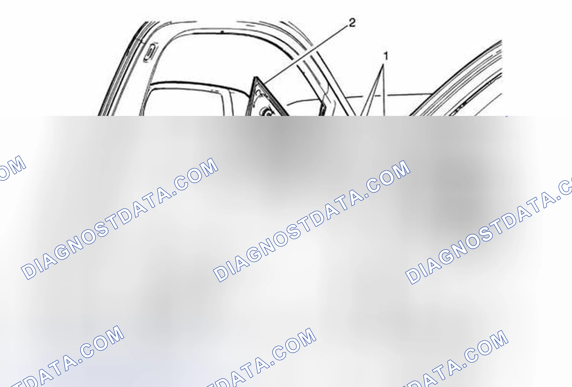 Scheme 10: Outside Rearview Mirror Replacement (Manual)