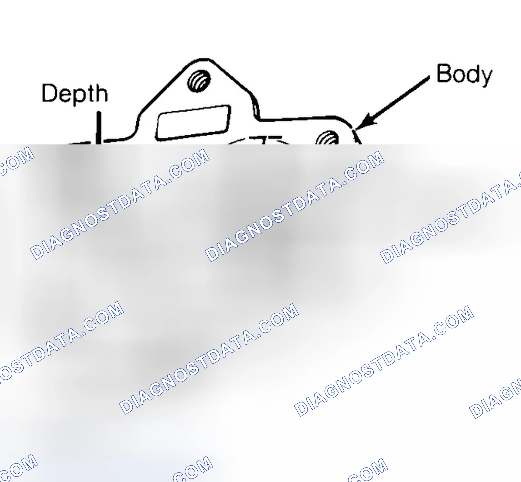 Scheme 35: Measuring Oil Pump Gear Cavity