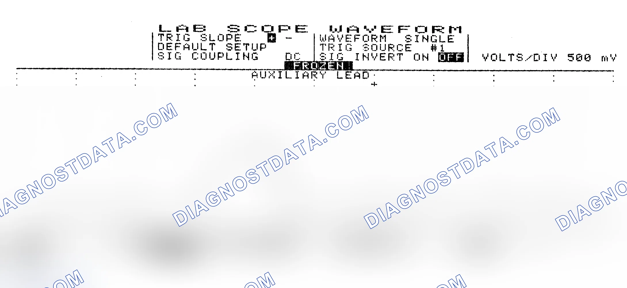 Scheme 10: Single Injector w/Excessive Current Flow - Current Pattern