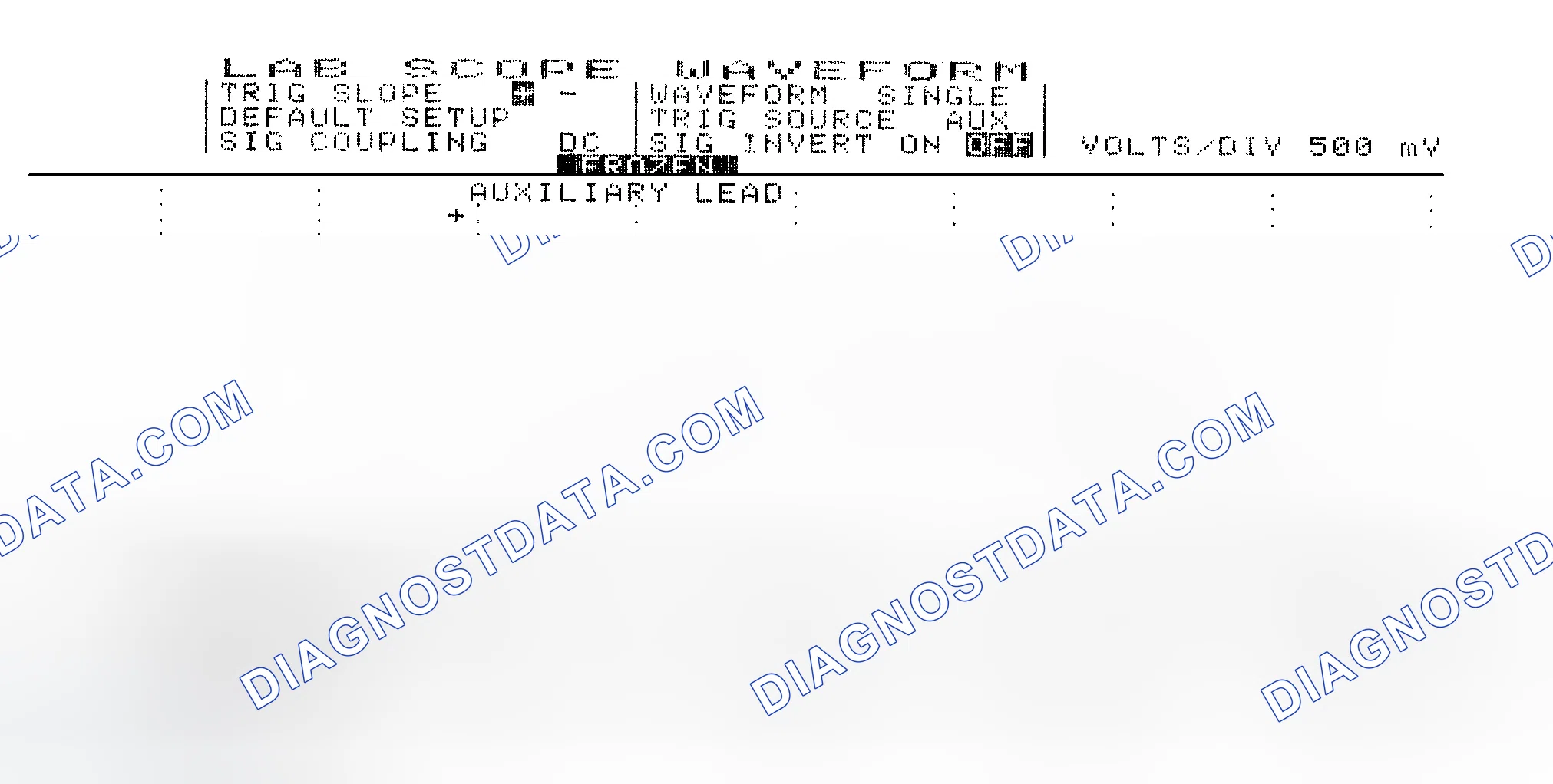 Scheme 14: Single Injector w/Excessive Current Flow - Current Pattern