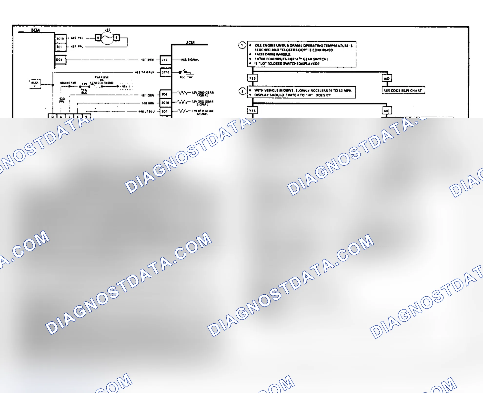 Scheme 57: Chart C-8A, Torque Converter Clutch (TCC)