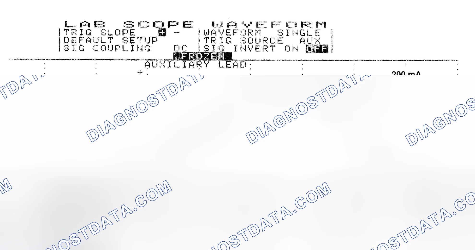 Scheme 13: Single Injector w/Normal Current Flow - Current Pattern