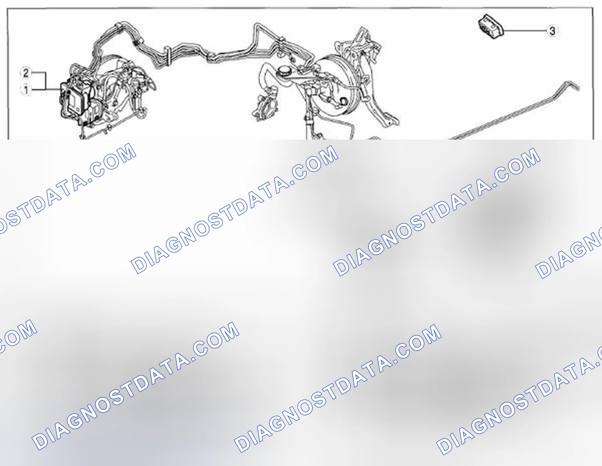 Scheme 8: Identifying DSC/HU CM, TCS OFF Switch, Brake Fluid Pressure Sensor And Front ABS Wheel Speed Sensor