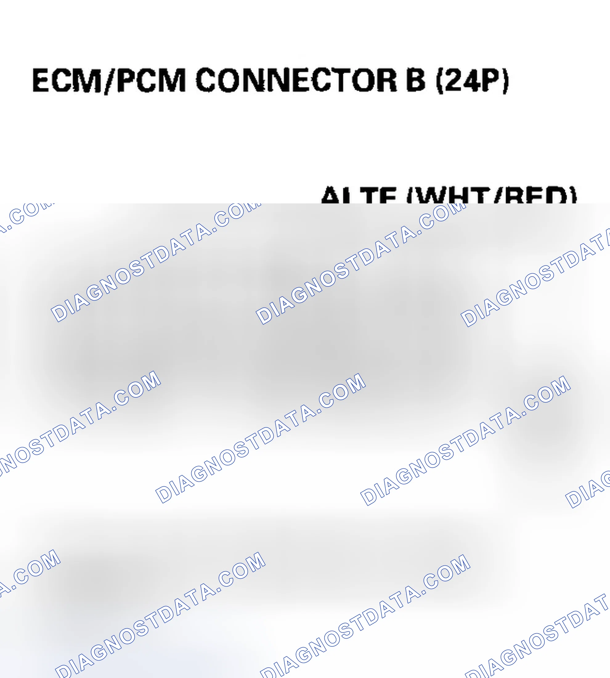 Scheme 262: Alternator FR Signal Circuit Troubleshooting