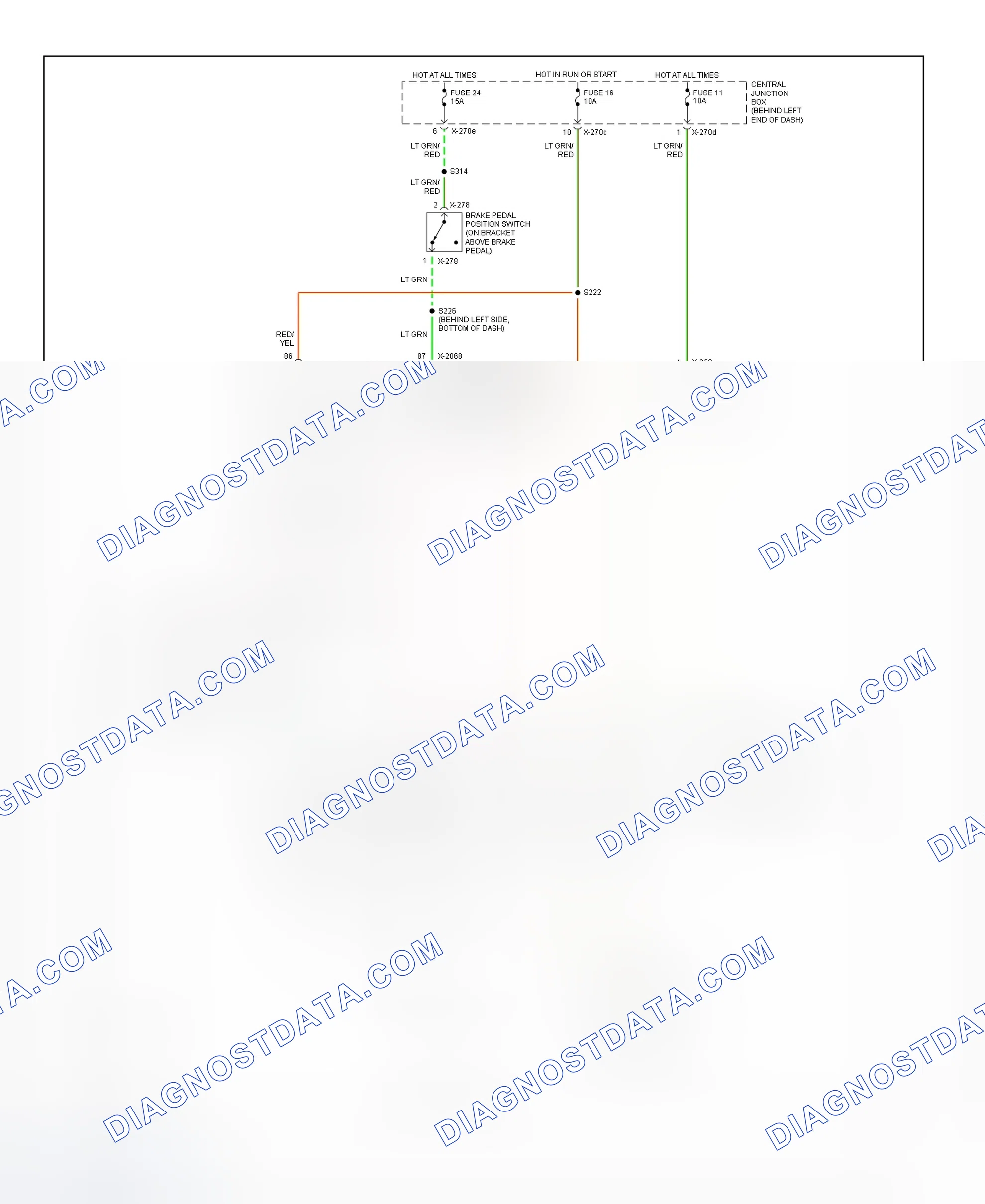 Scheme 85: Shift Interlock System Wiring Diagram (2001 Tribute)