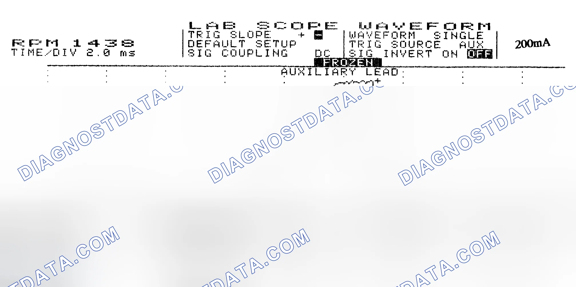 Scheme 15: Single Injector w/Normal Current Flow - Current Pattern