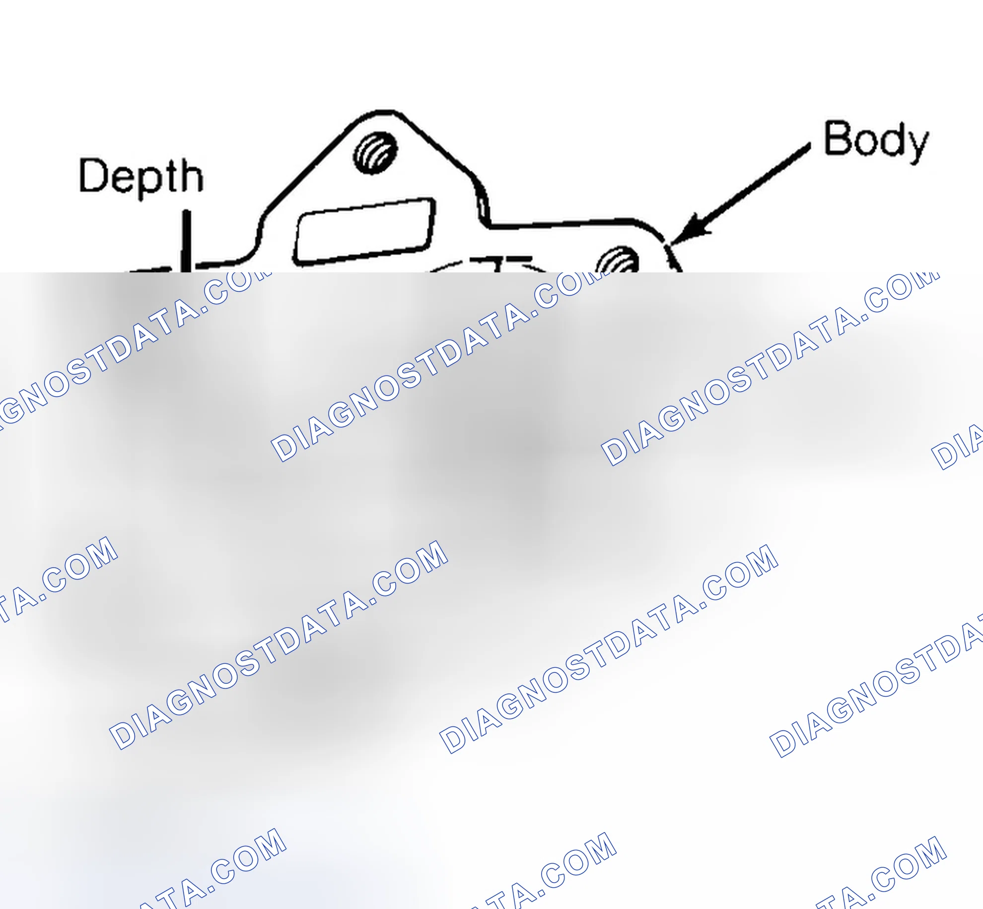 Scheme 35: Measuring Oil Pump Gear Cavity