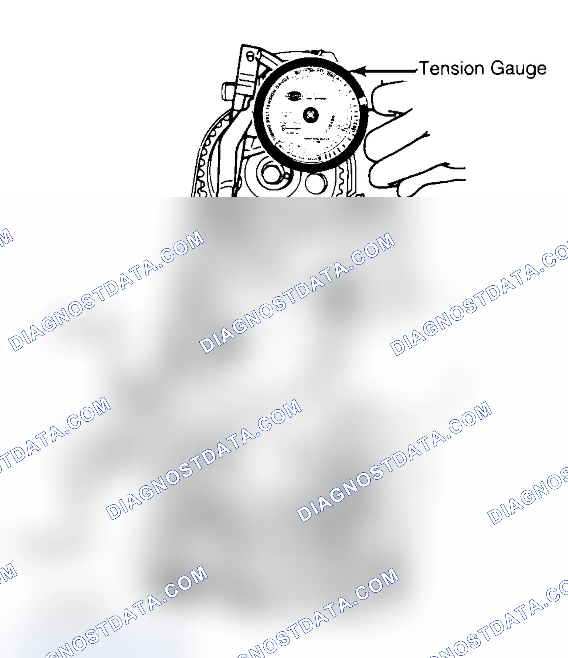 Scheme 28: Adjusting Typical Timing Belt Tension