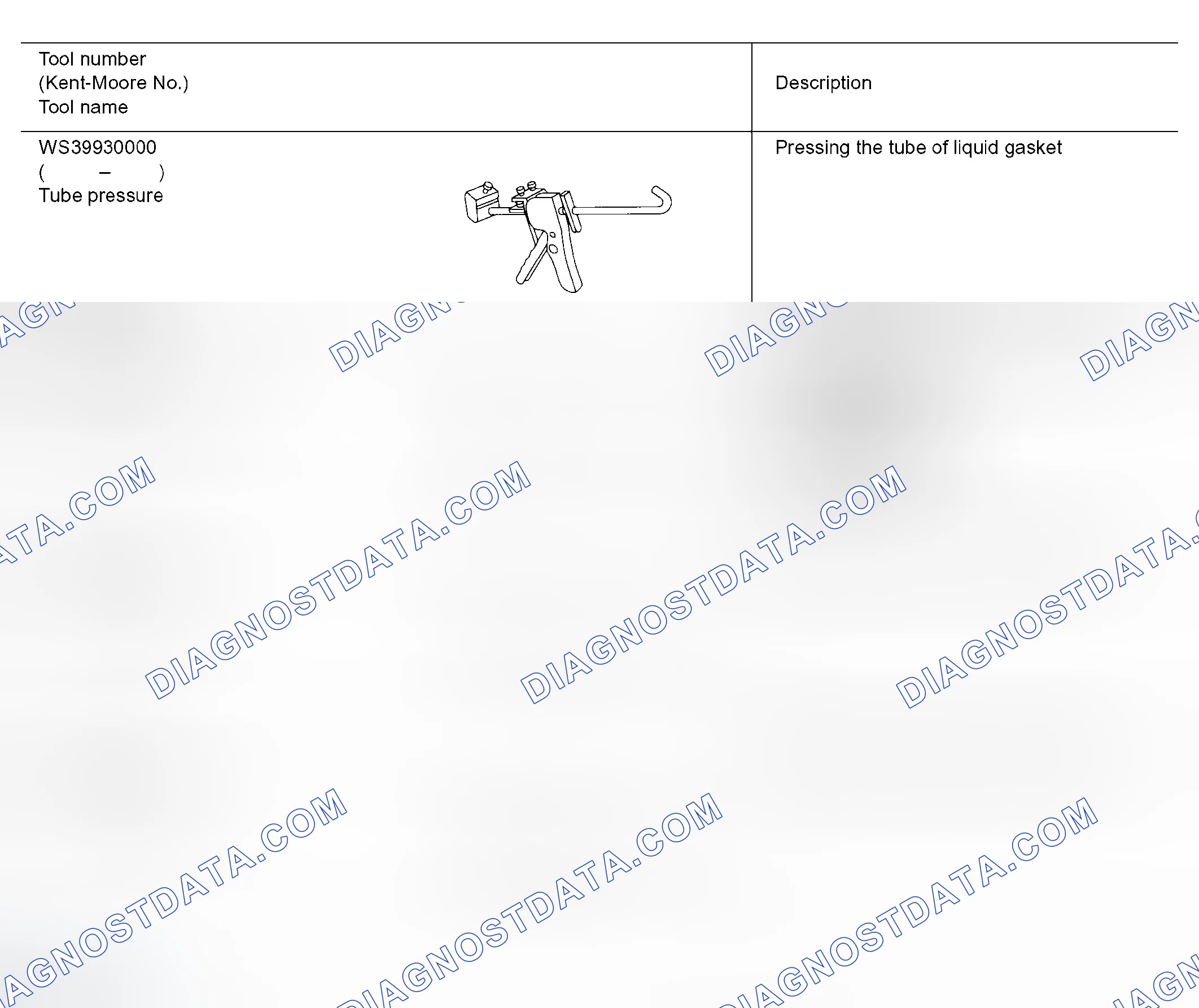 Scheme 24: SPECIAL SERVICE TOOLS
