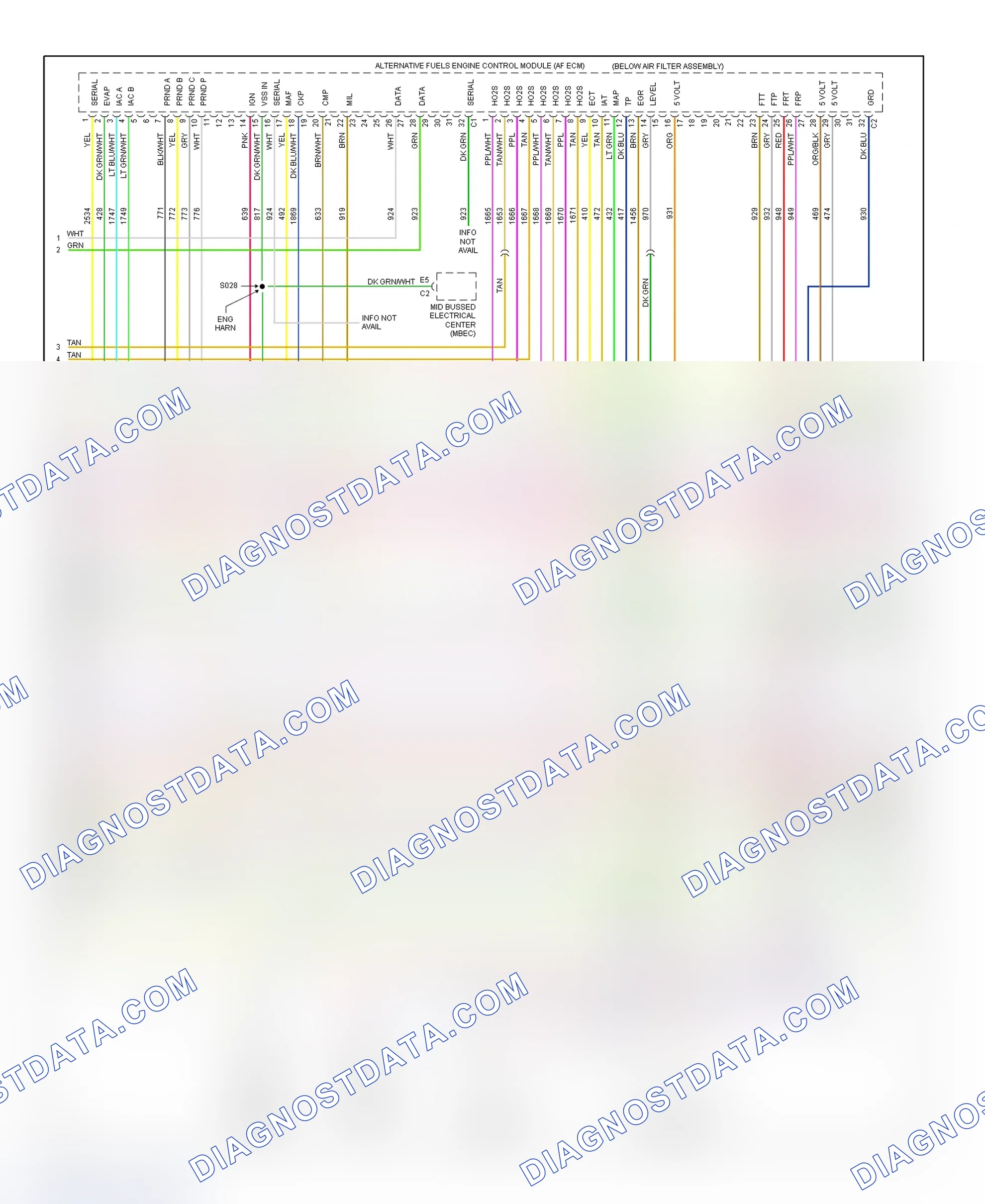 Scheme 42: PCM Wiring Diagram (Sierra & Silverado - 6.0L CNG - 5 Of 8)