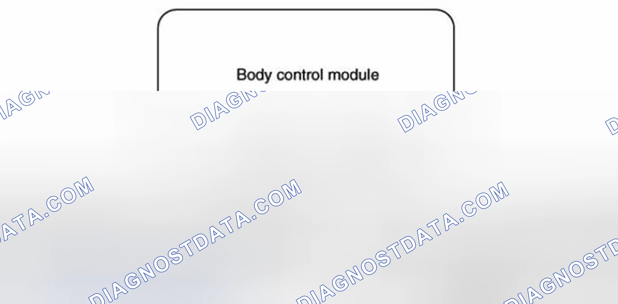 Scheme 3: BCM CONNECTOR TERMINALS