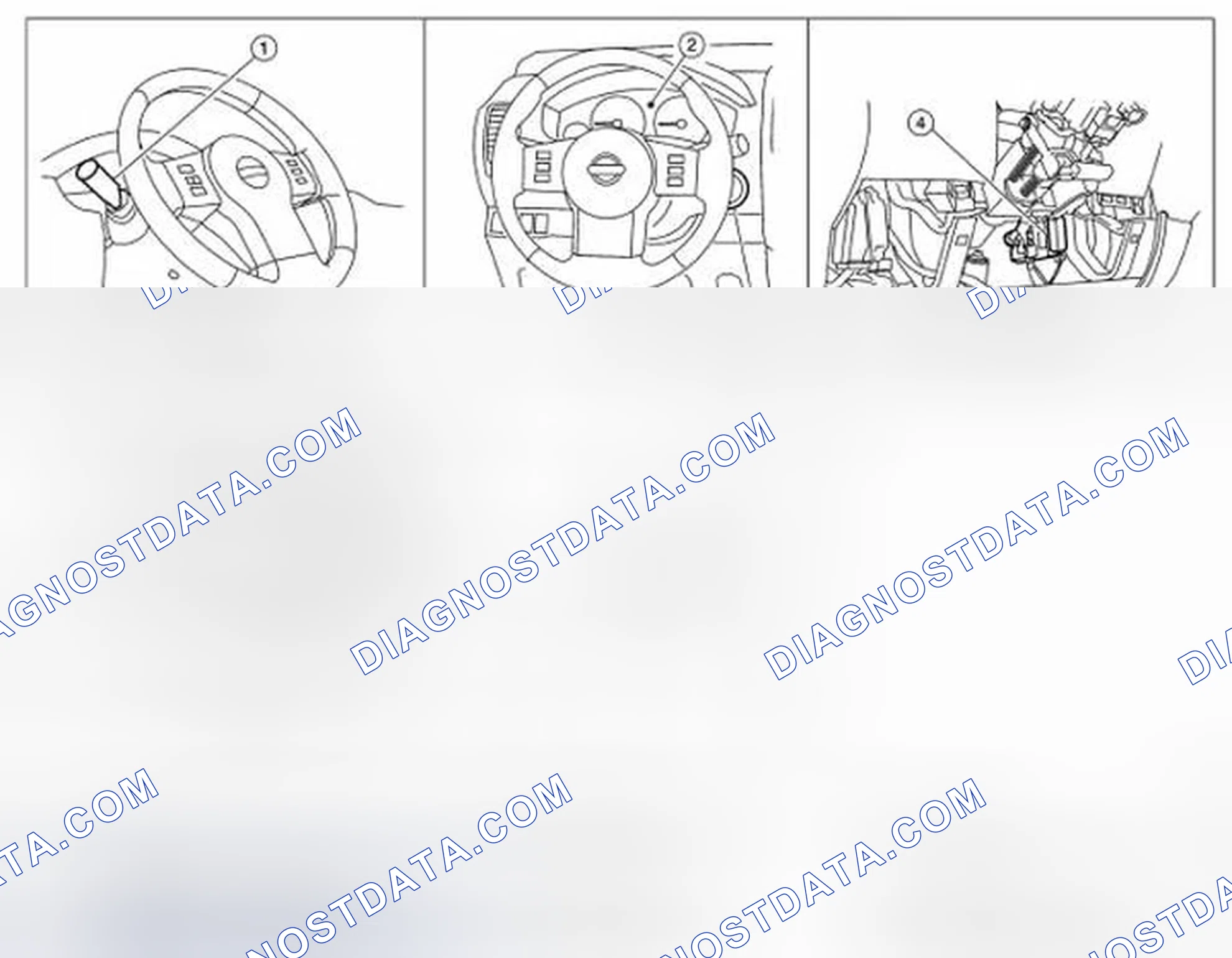 Scheme 93: Identifying Warning Chime Component Parts And Harness Connector Location