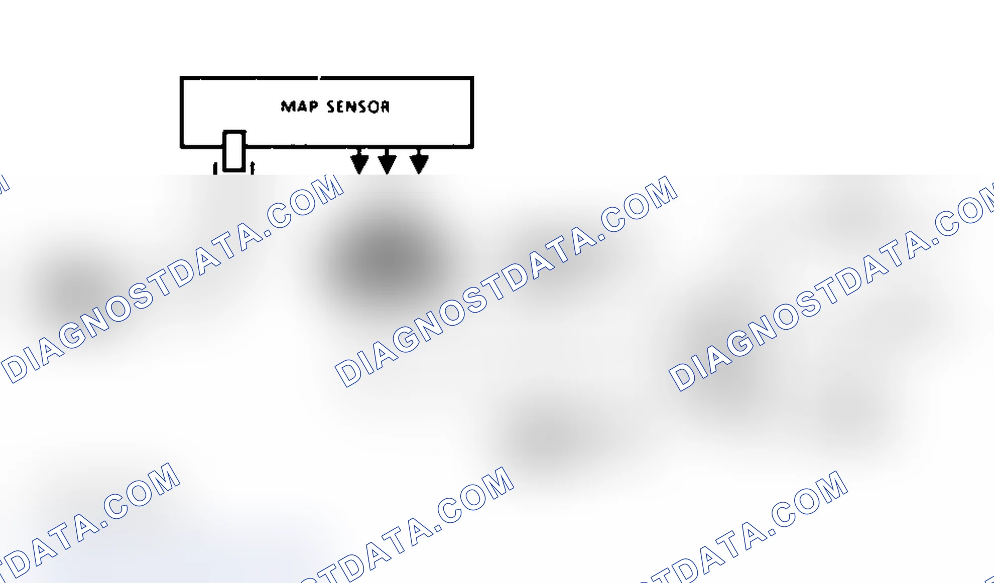 Scheme 208: Code 33 Schematic (All Models) MAP Sensor Signal Voltage High