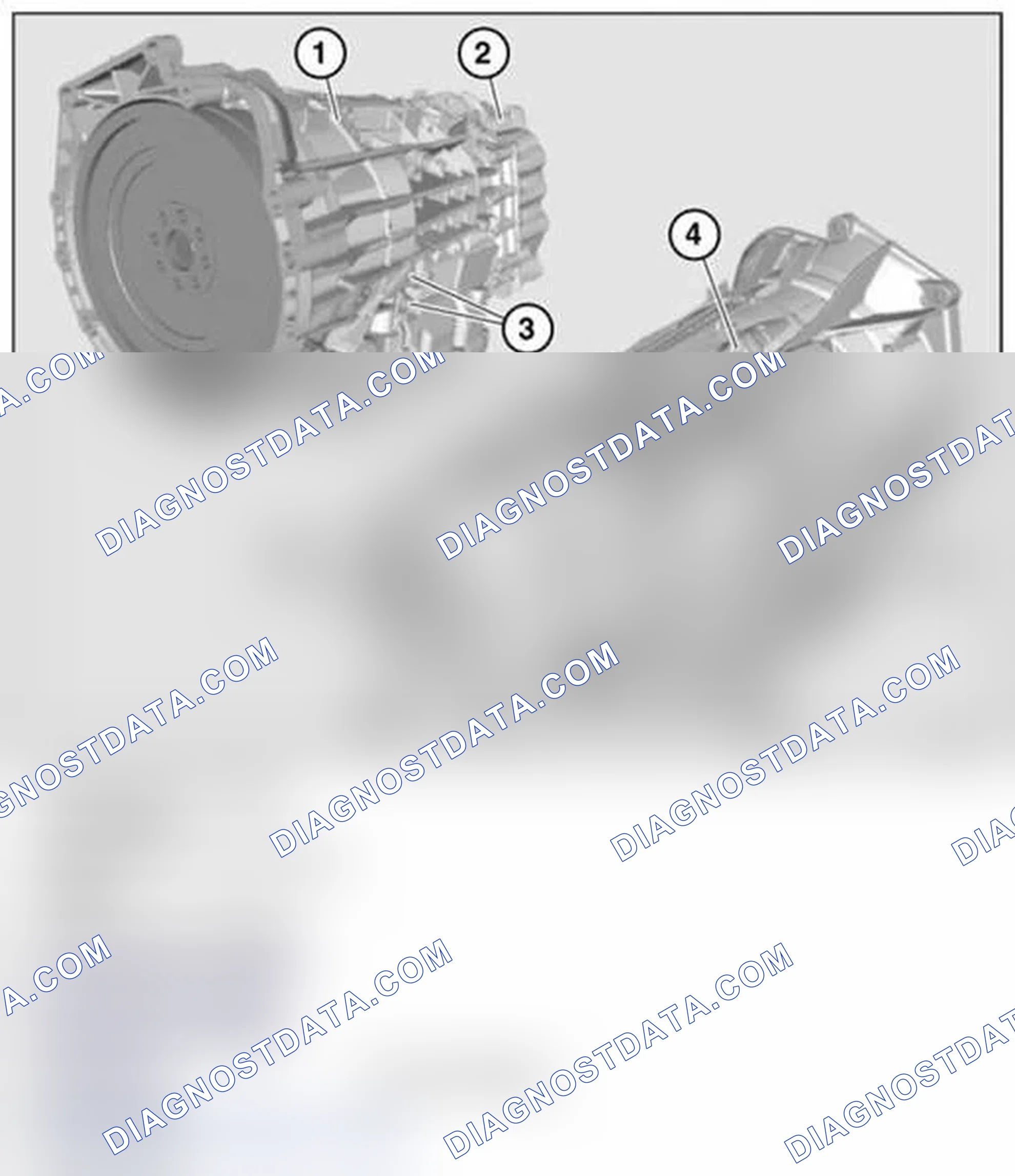 Scheme 322: 28 00.. Overview of transmission housing (GS7D36SG)