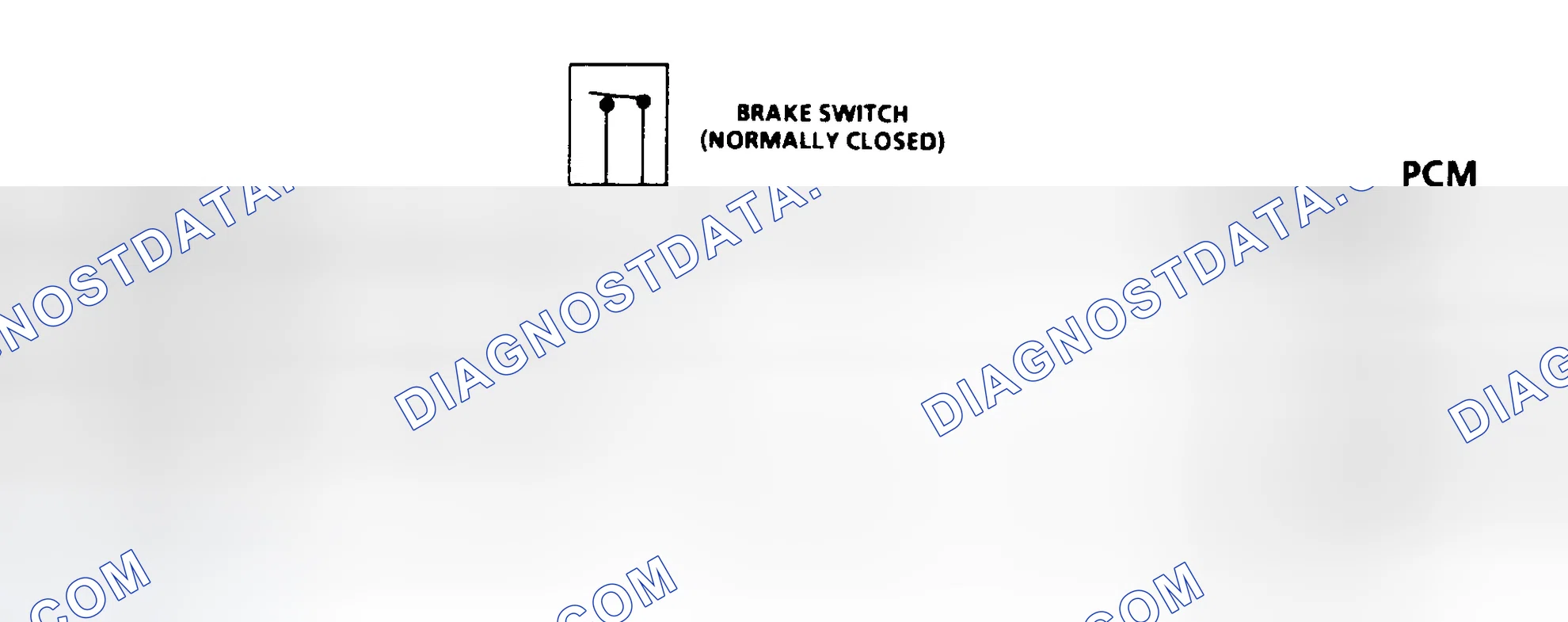 Scheme 166: Brake Signal Circuit Check Schematic (All Engines)