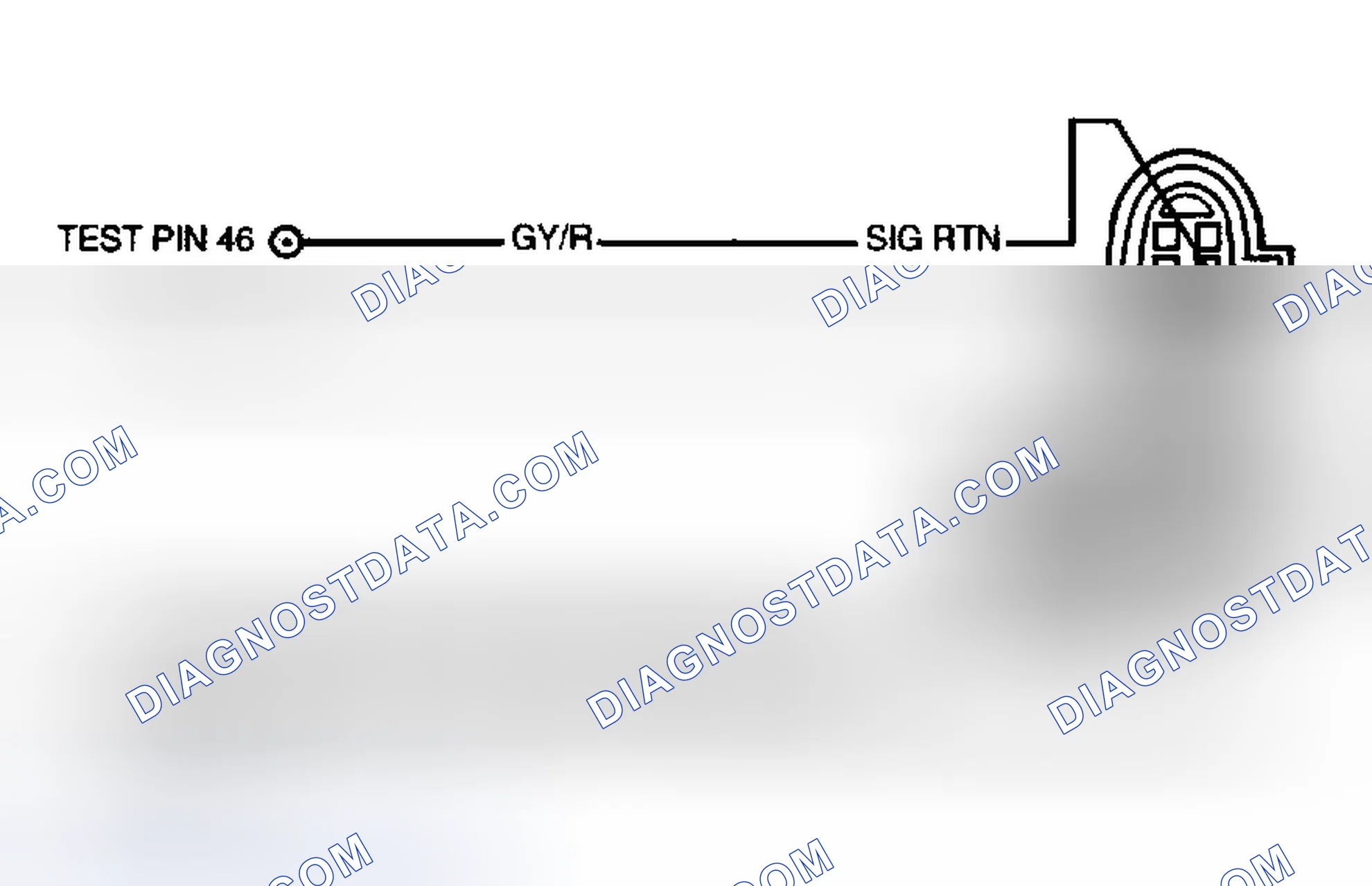 Scheme 34: TR Sensor Connector Terminals (E4OD Transmission)