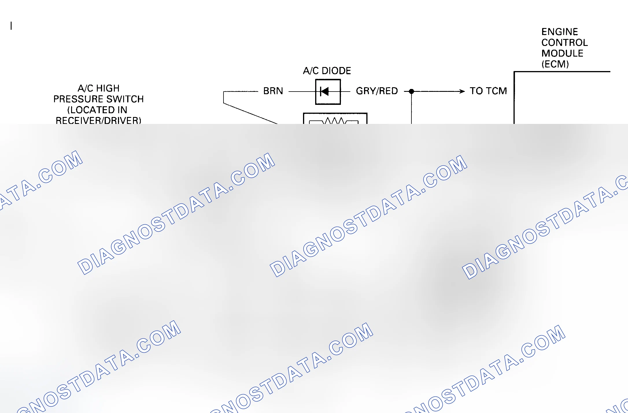 Scheme 115: Chart C-10 Schematic A/C Clutch Control Diagnosis