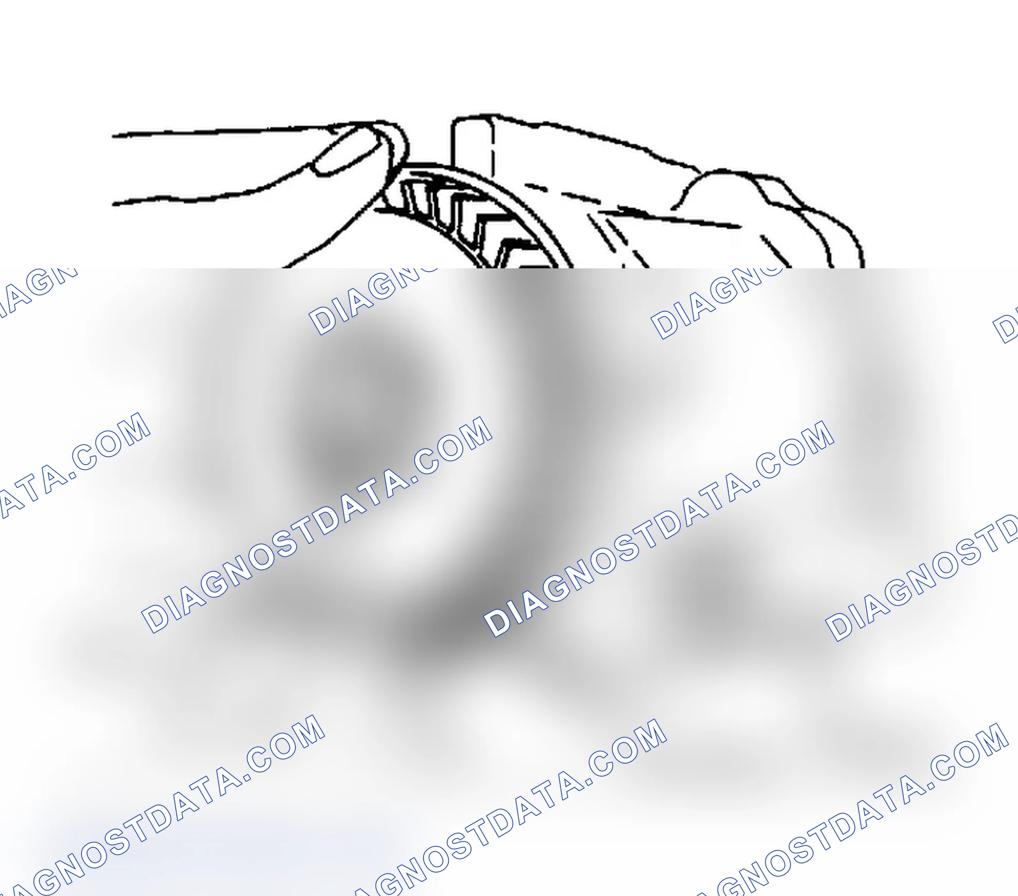 Scheme 36: Removing Centrifugal Fan Filter from Air Injection Pump with Pulley Removed Be careful that fragments do not enter air intake hole.